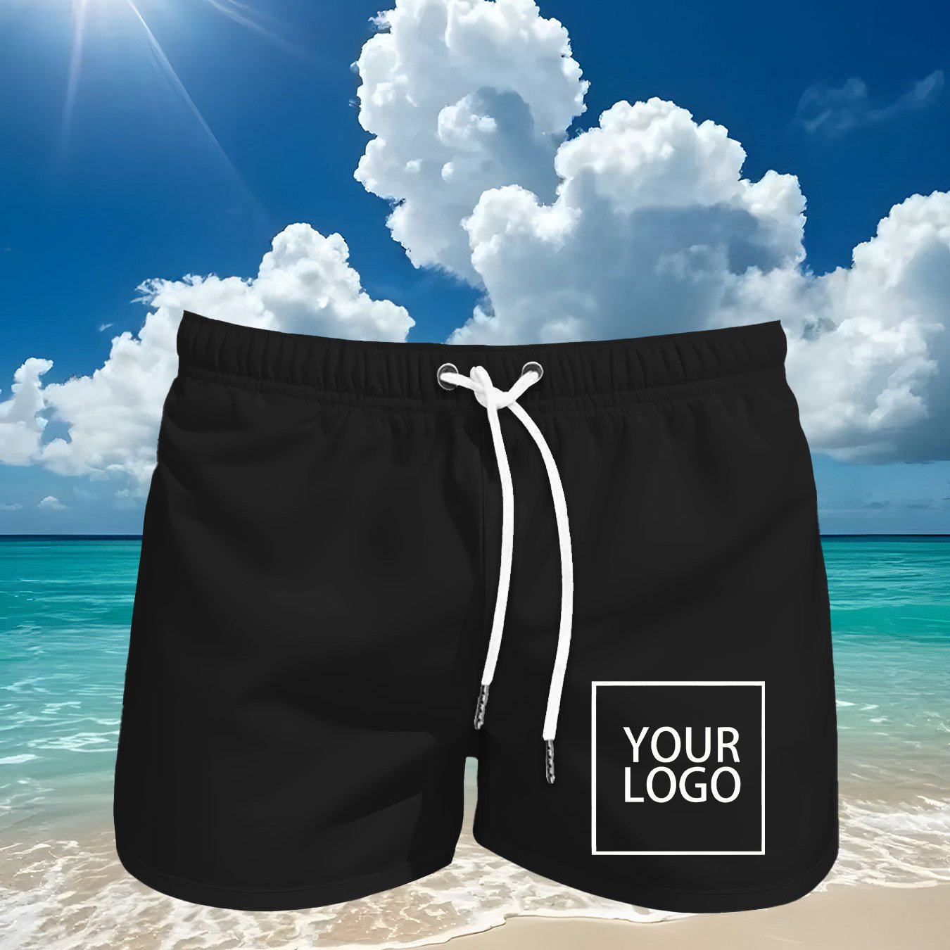 TEMU Customizable Men's Quick-dry Shorts In 6 Colors, With Printed Designs. Features Quick-drying, Sporty, And Versatile Fashion Styles. Suitable For