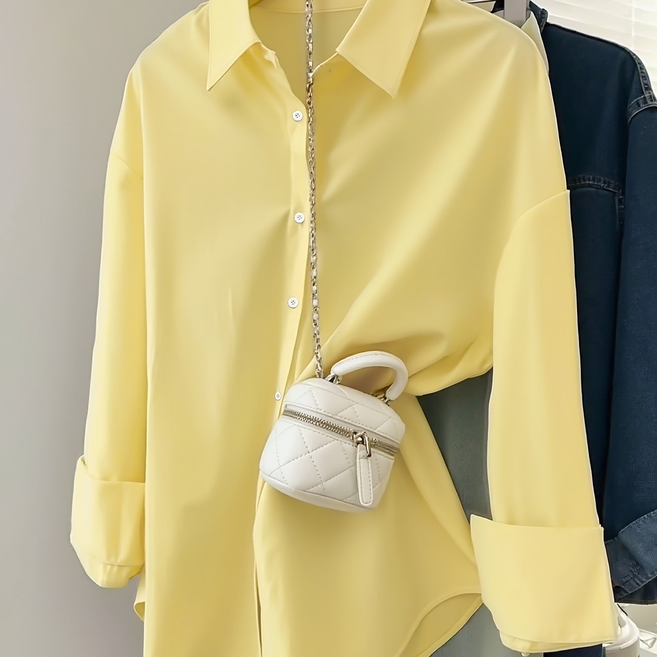 TEMU Women's Autumn Clothing, Ladies' Autumn Fashion, Elegant Women's Wear, Women's Long Sleeve Shirt, Suitable For Commuting, Dating, Shopping, Most