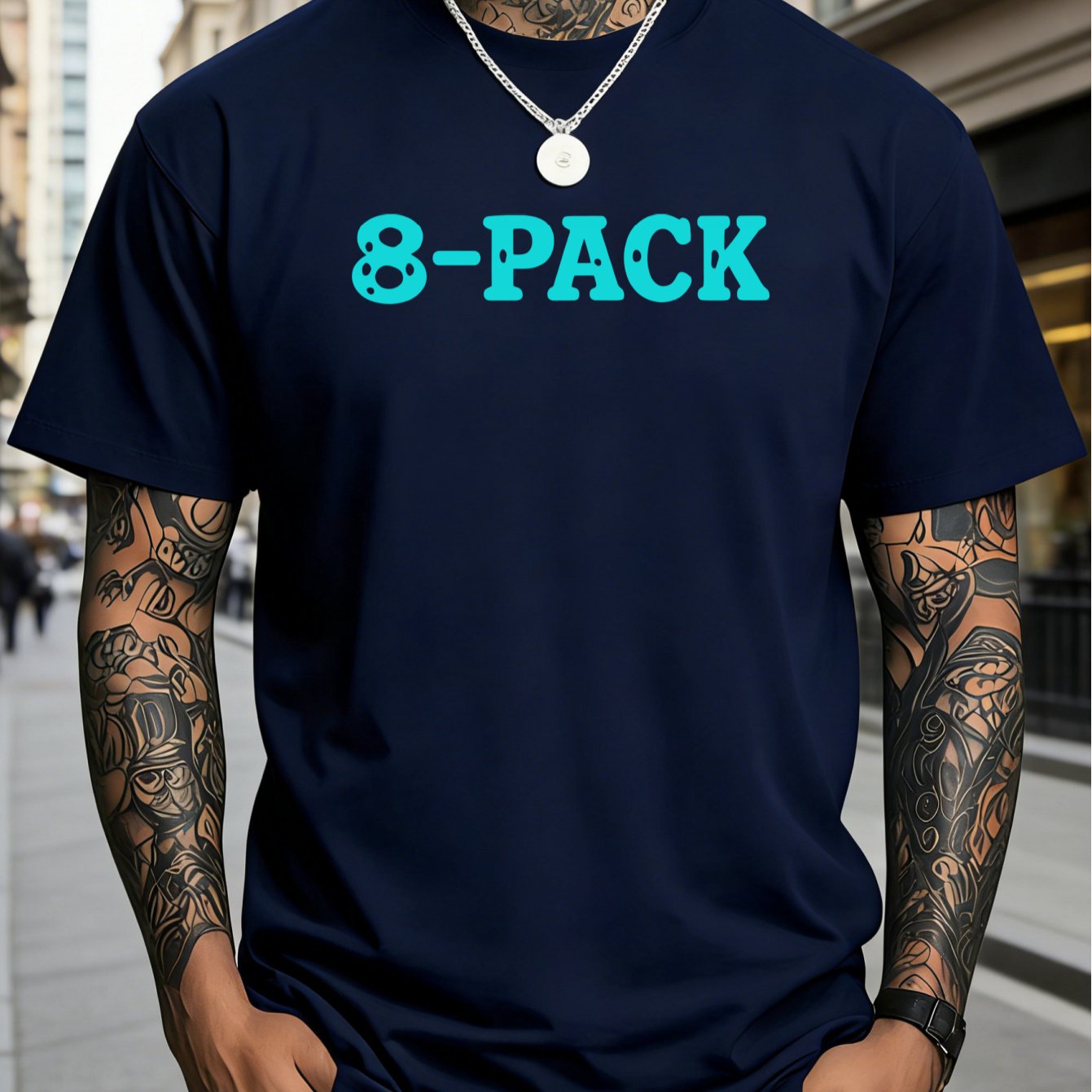 TEMU [printed Design-not Textured] Trendy Letter Short Sleeve, Suitable For Daily , Casual Texture Full, Easily To Diverse Dressing Scenes, Injecting