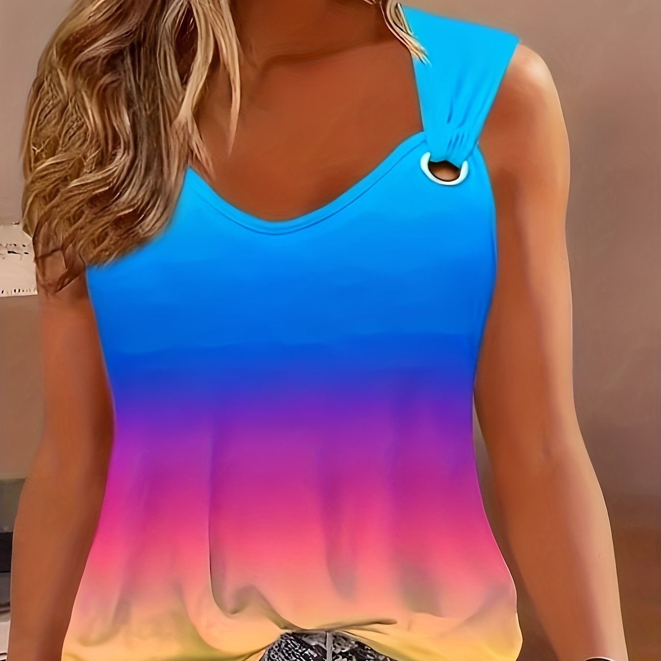 Summer New Gradient Vest For Women
