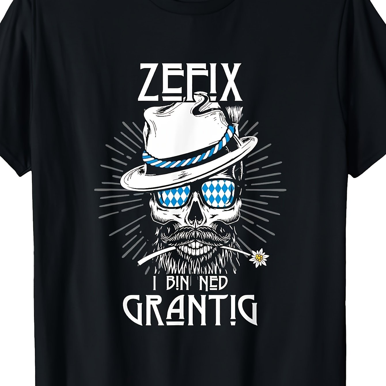 T-shirt - " Ned Grantig" Saying, Casual Round Neck Tee With , Machine Washable Suitable For Wear, Language Apparel For Pride, Plus Size