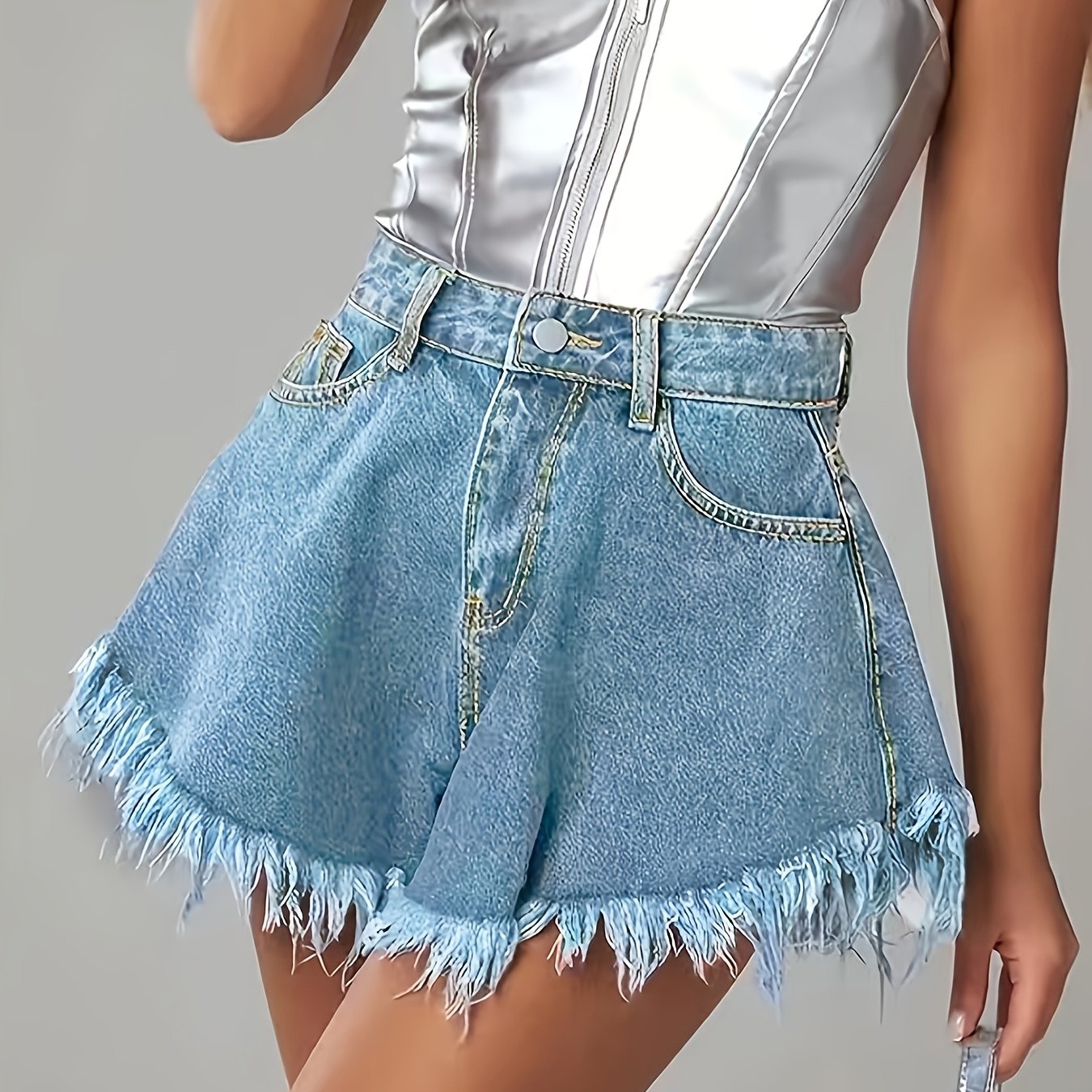 Women's Casual Distressed Shorts