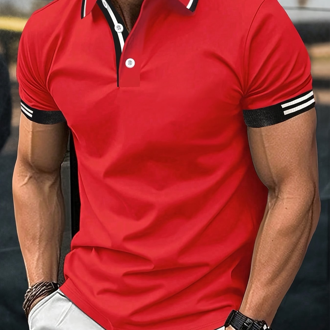 Image of Men's Shirt, Casual With Trendy And , Suitable For Summer And Autumn, For , Outdoor Activities, And Seaside Vacations