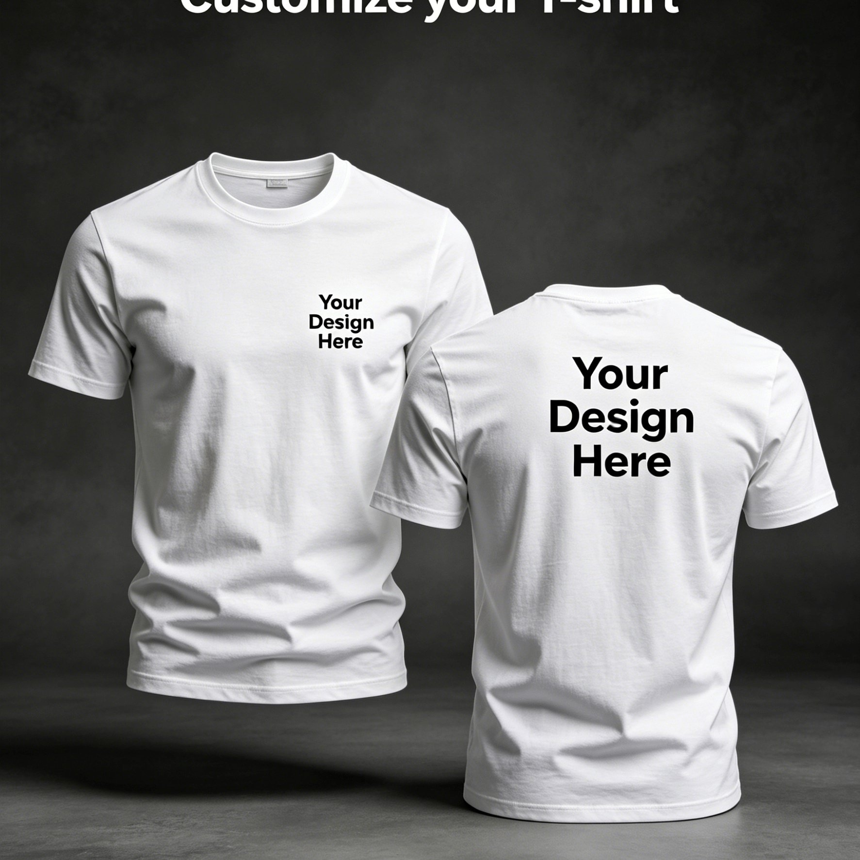 TEMU Customizable Men's T-shirt, Sweatshirt - Personalized Design, Text, Logo | Casual Fit, Machine Washable, Personalized Apparel, Corporate Team