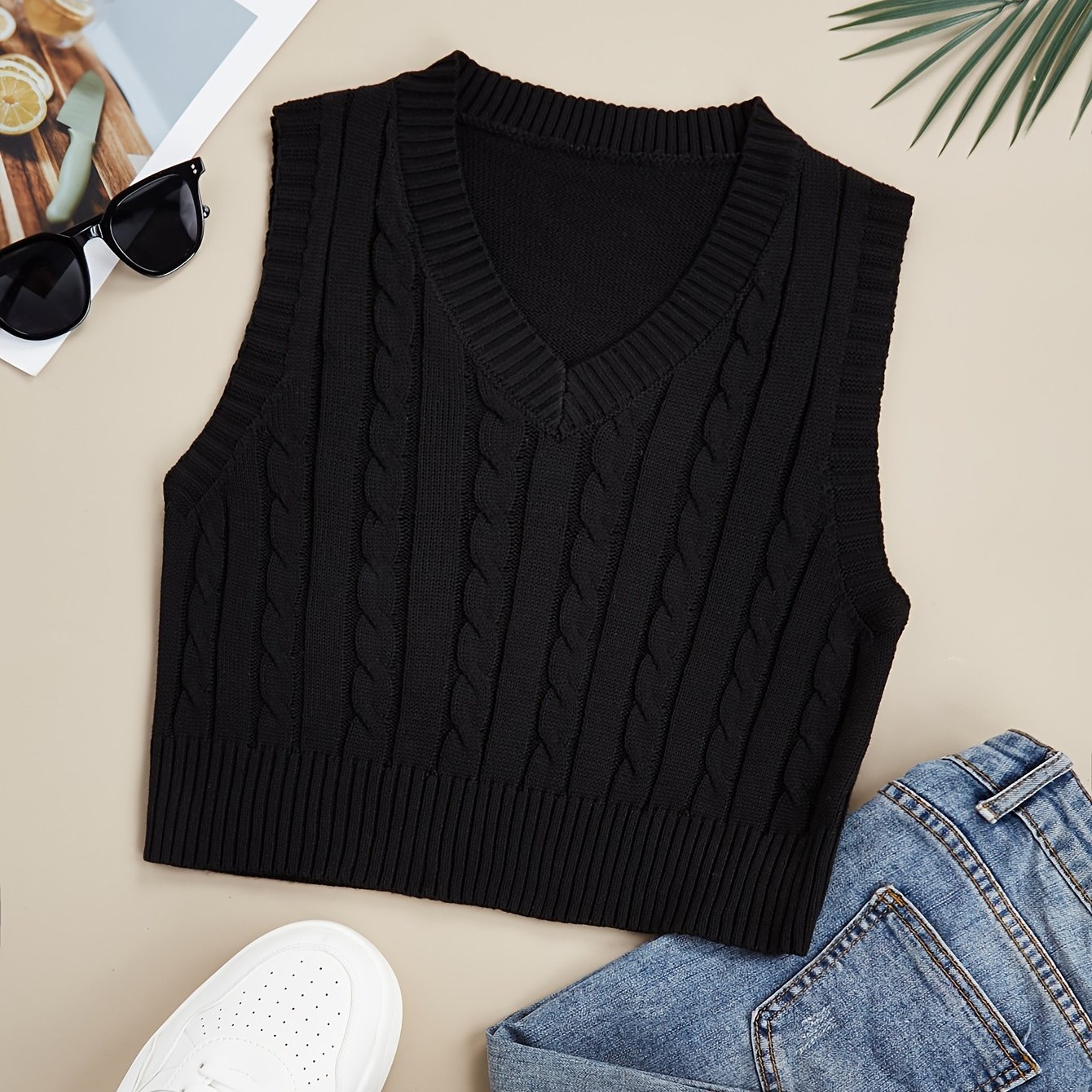 TEMU Sweater Vest For Women, Vest Tops For Women, Women Sweater Vest, Vest For Women, Vest Women