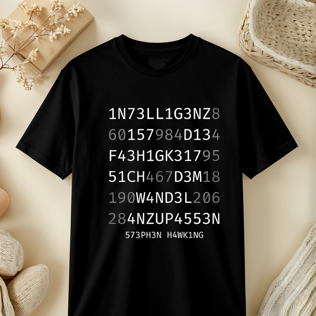 Image of Intelligence Is The To To Change T-shirt, Black For Men Women And Unisex T-shirt, 180g