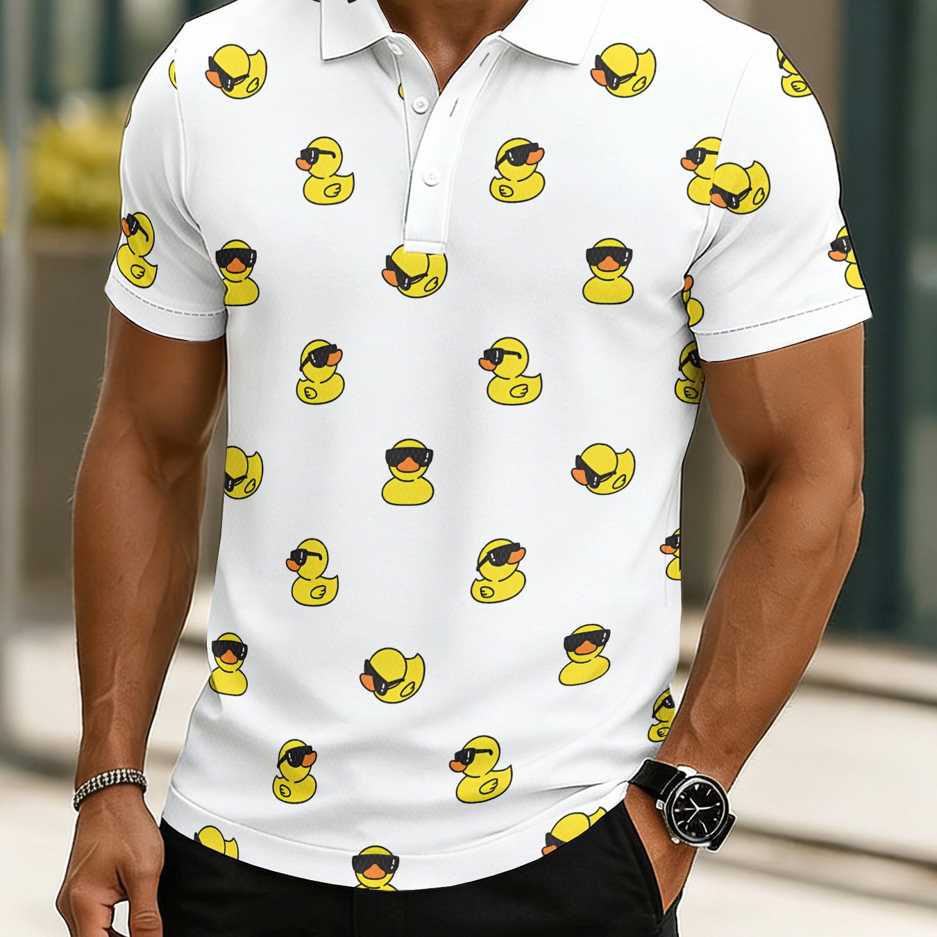 TEMU Men's Shirt, Short-sleeved Shirt Easy, Sporty Style, Men's Summer Short-sleeved Shirt