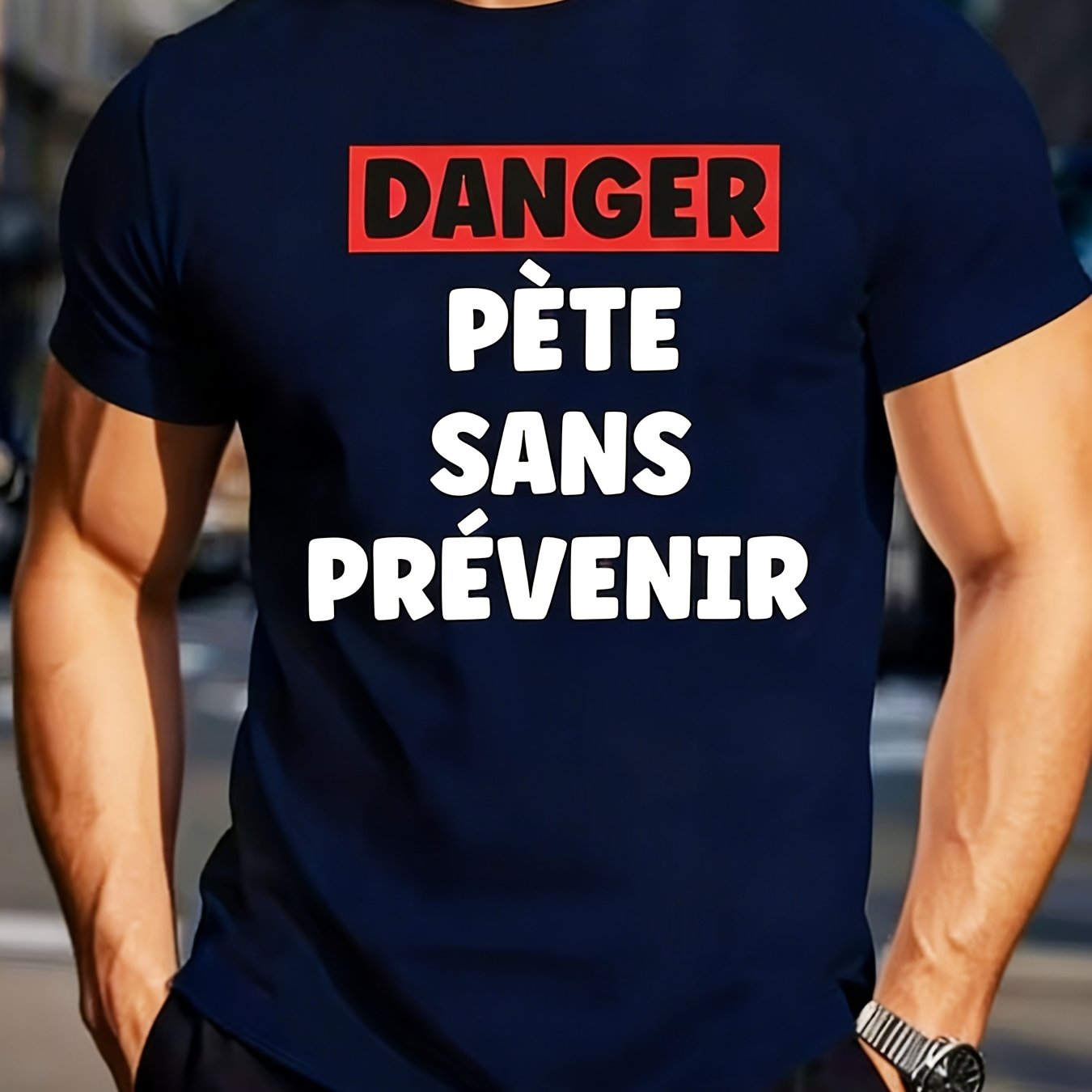 TEMU T-shirt à manches courtes imprimée pour homme, cri , pour sorties et , idéal pour les sports air, confortable et absorbant la transpiration,