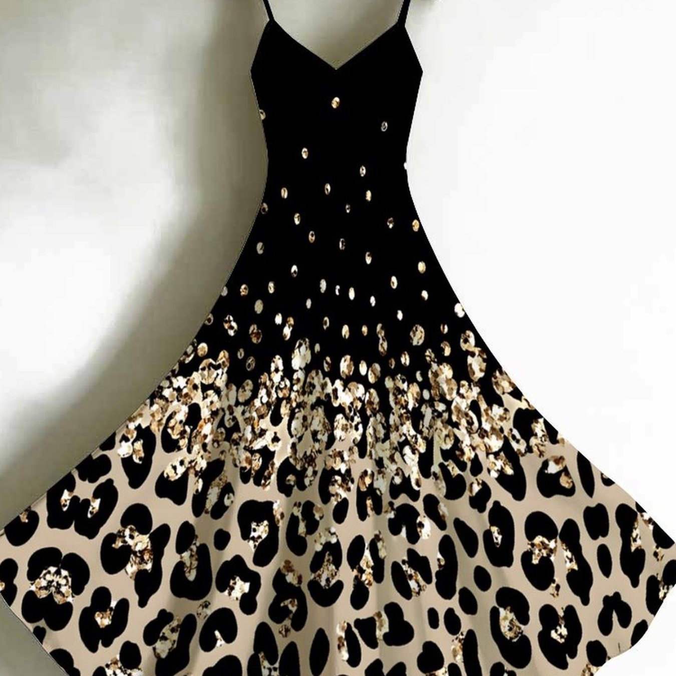 Image of Women's Halter-neck Tank Top Dress With Printed Fashionable Patterns. Elegant Women's Dress Suitable For Parties, Casual , And Elegant Resort Wear. Essential Women's And Must-have For Women