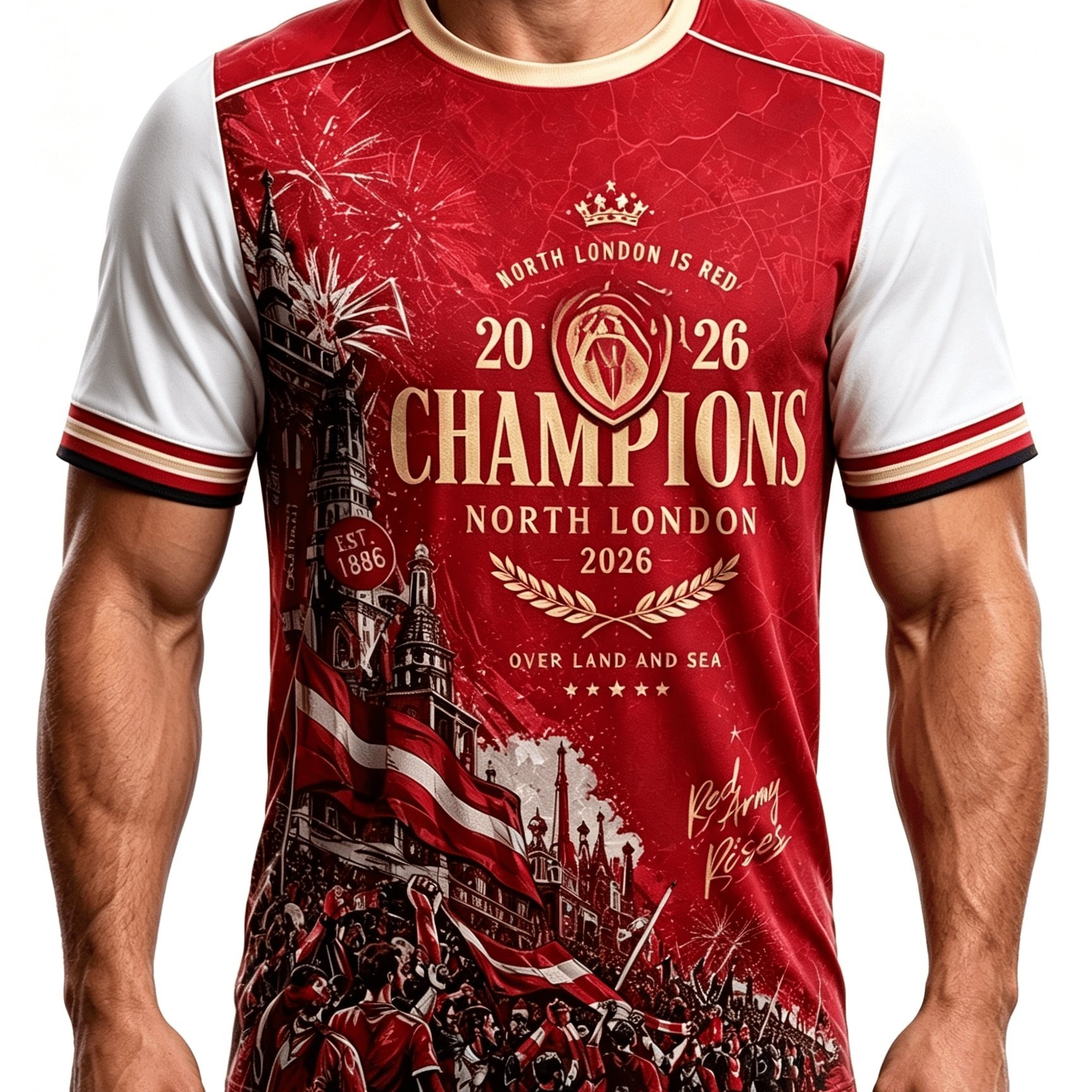 TEMU [printed Design - Not Textured] 2026 's Football Fan Gift Printed Casual T-shirt, Letter Sport Outdoor Short Sleeve T-shirt, Summer Top