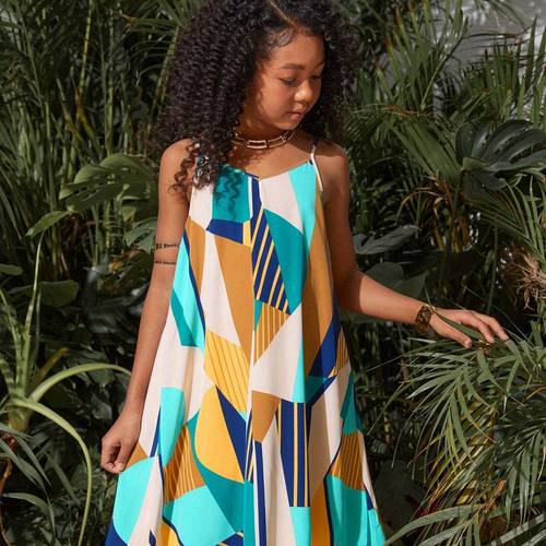 tween girls daily casual loose fit spaghetti suspender dress for summer beach
