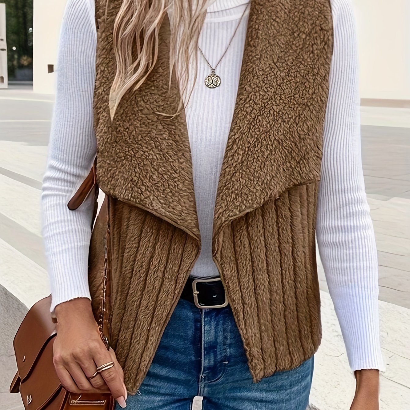 Gilet sfocato a gilet temu italy