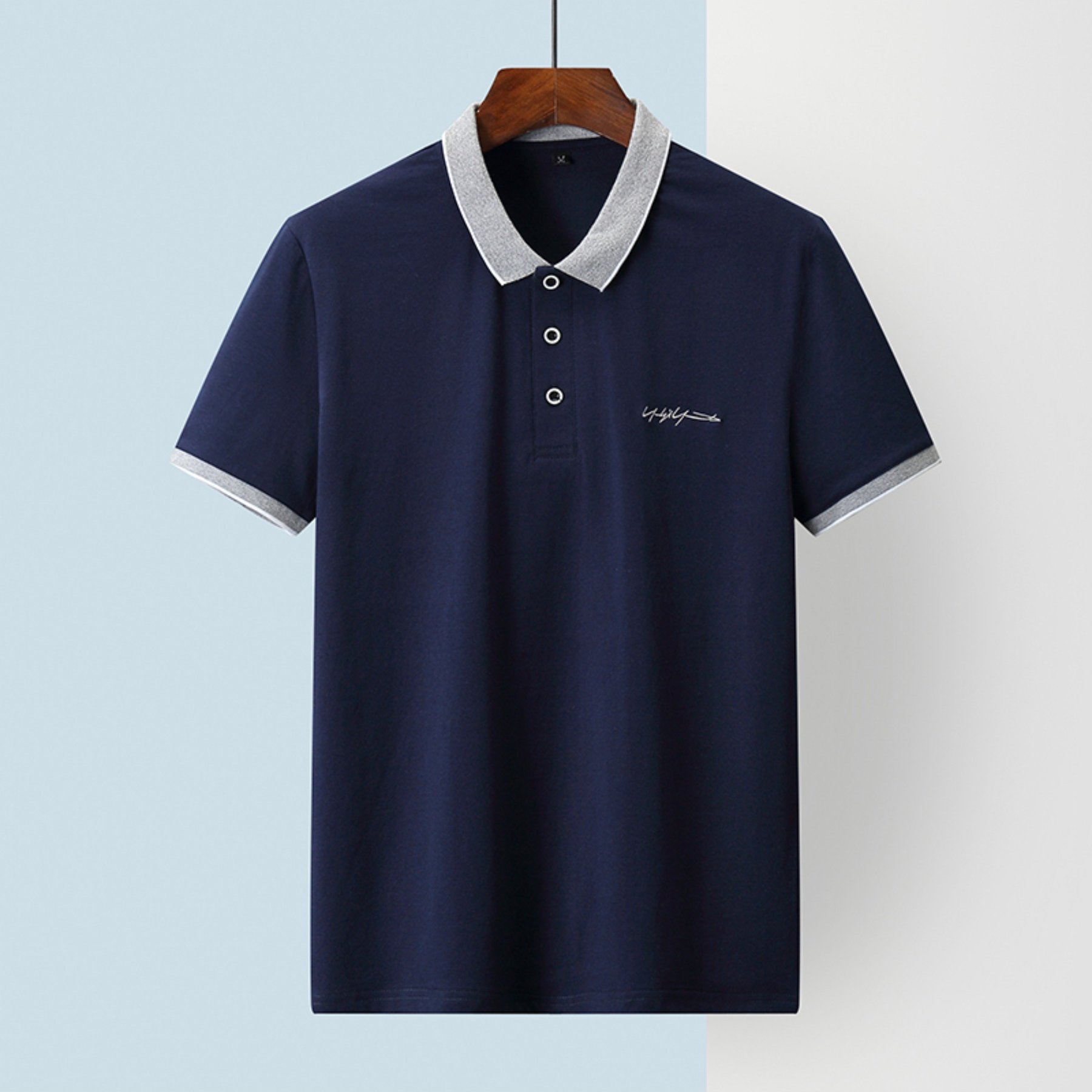 TEMU Large Men's Shirt Short Sleeved 95% Cotton Cool T-shirt Casual Business Fashion Top Loose Large Men's Fashion Short Sleeved Shirt, Plus Size