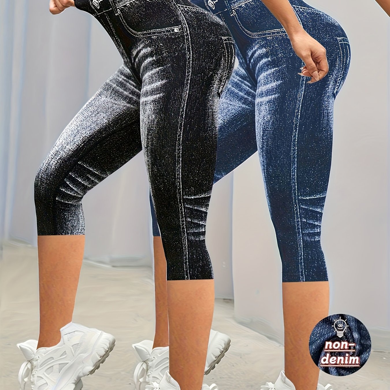 Fashion Leggings, Tight Pants 2pcs Set