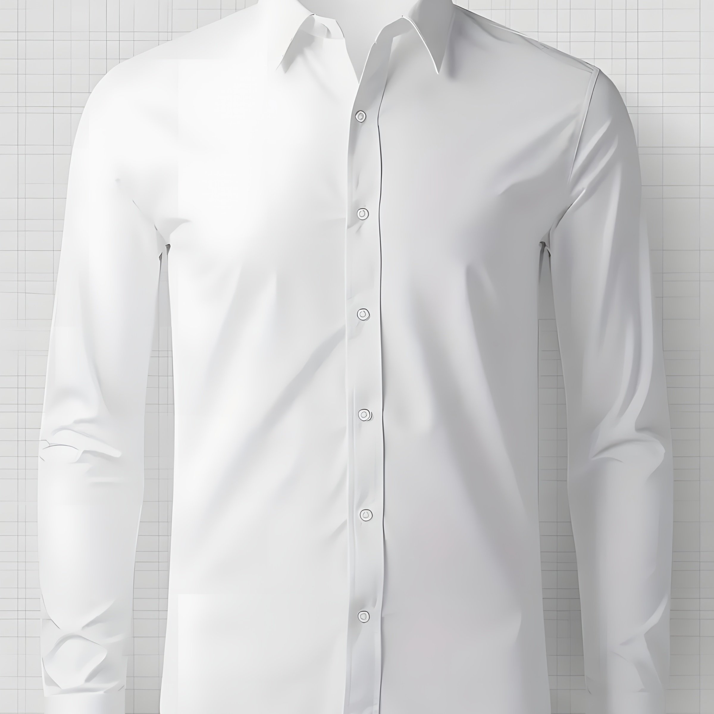 TEMU Men's New Long Sleeved Shirt, Youth Slim Fit Shirt, Men's Business Casual White Shirt, Solid Color Regular Size