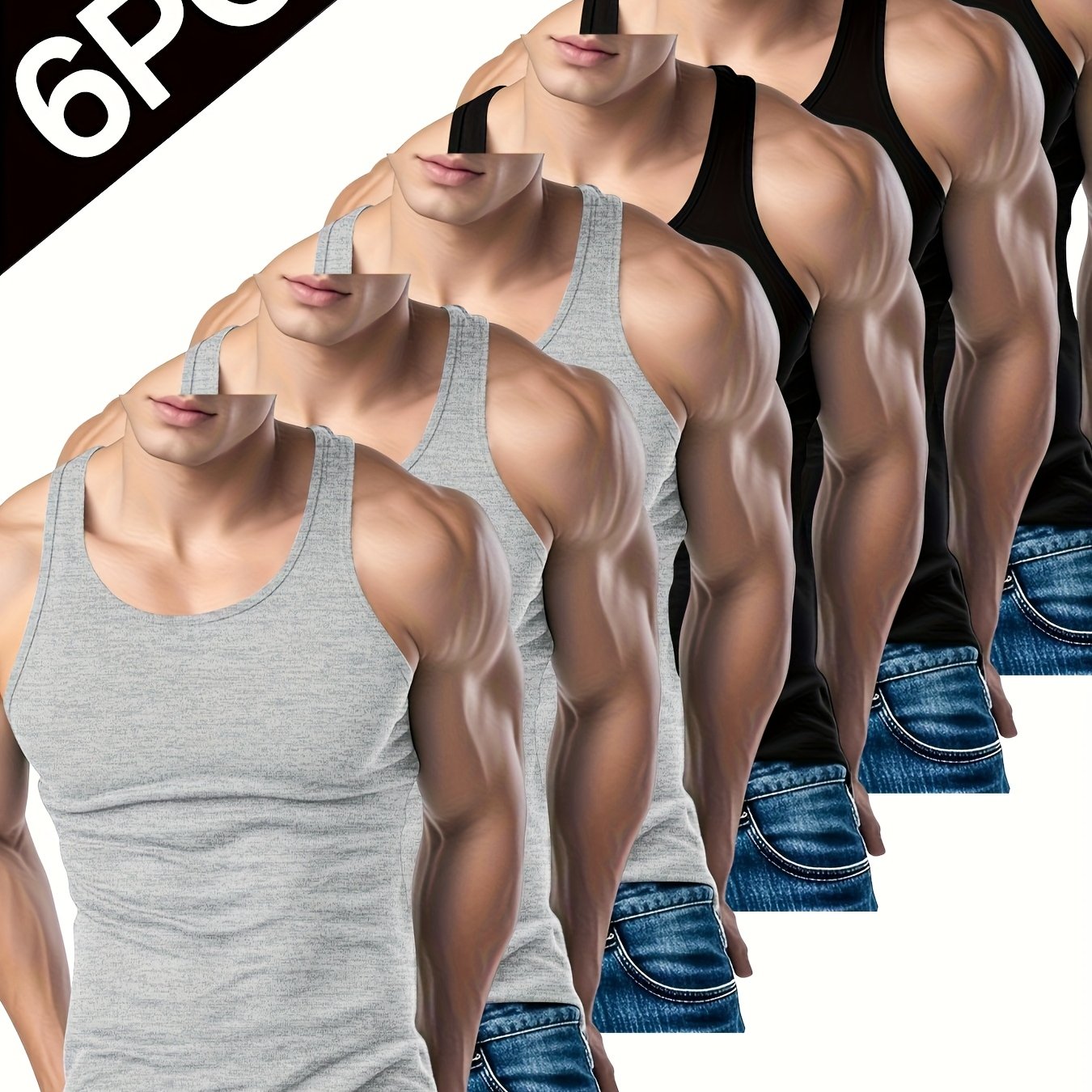 6pcs 's Spring/ Tank Tops