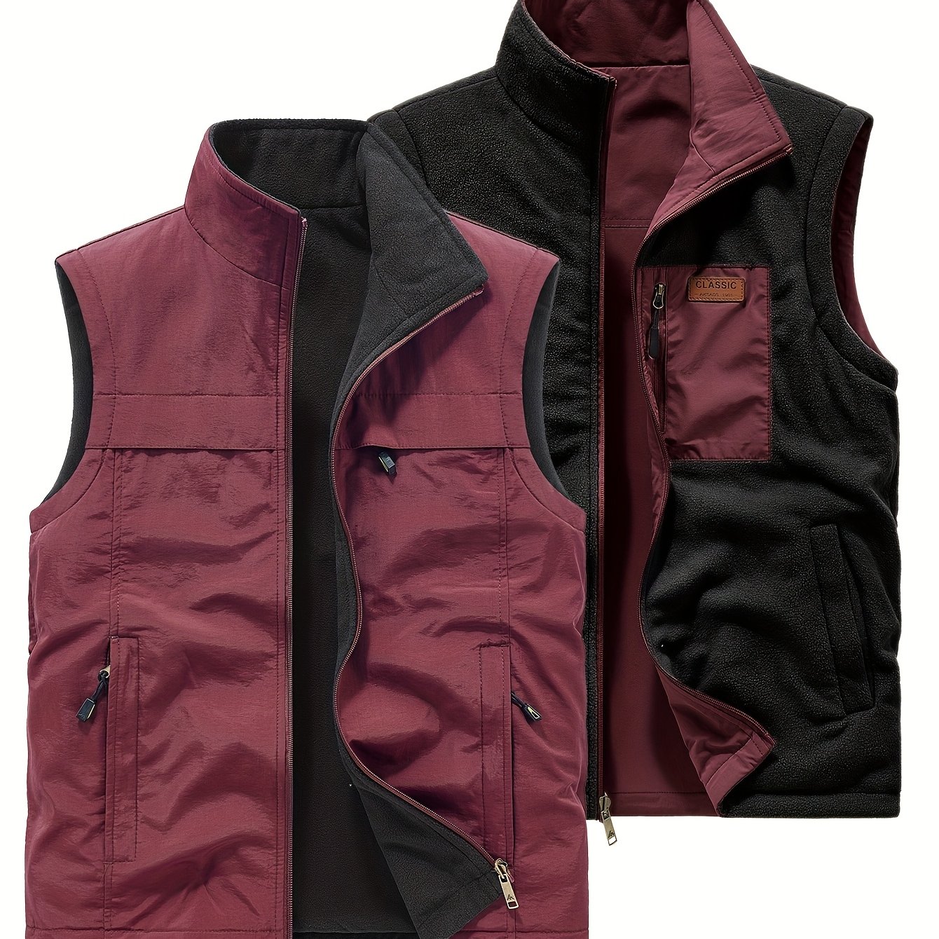 TEMU Men's Sleeveless Vest With Multi- - Heavy-duty Outdoor Hunting, Fishing & Casual Wear Vest - Durable Fabric & , Vest For Men, Men Vest, Fishing