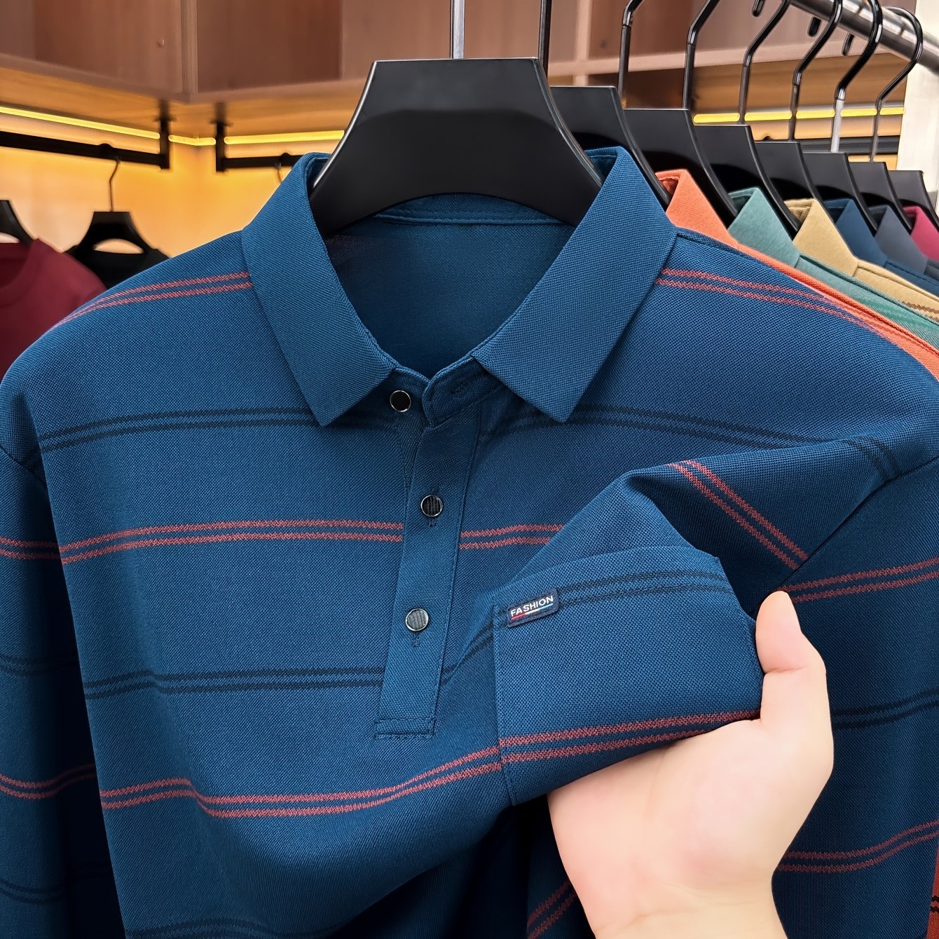 TEMU Minimalist Urban Long Sleeve Shirt Portable Daily