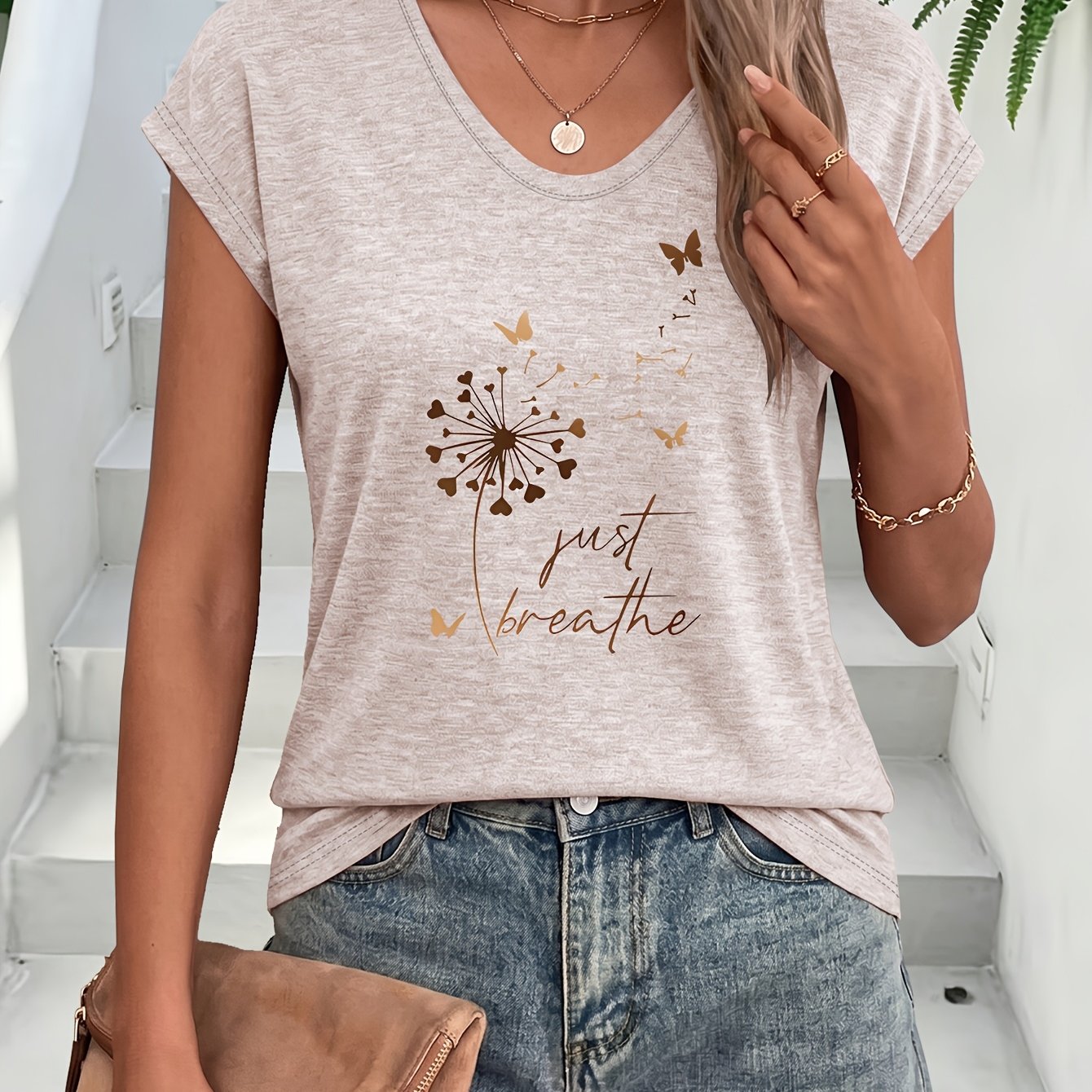 TEMU Patterned V-neck Sleeveless Top, In Multiple Colors Suitable For Everyday And Special Occasions, Women's Summer Clothing