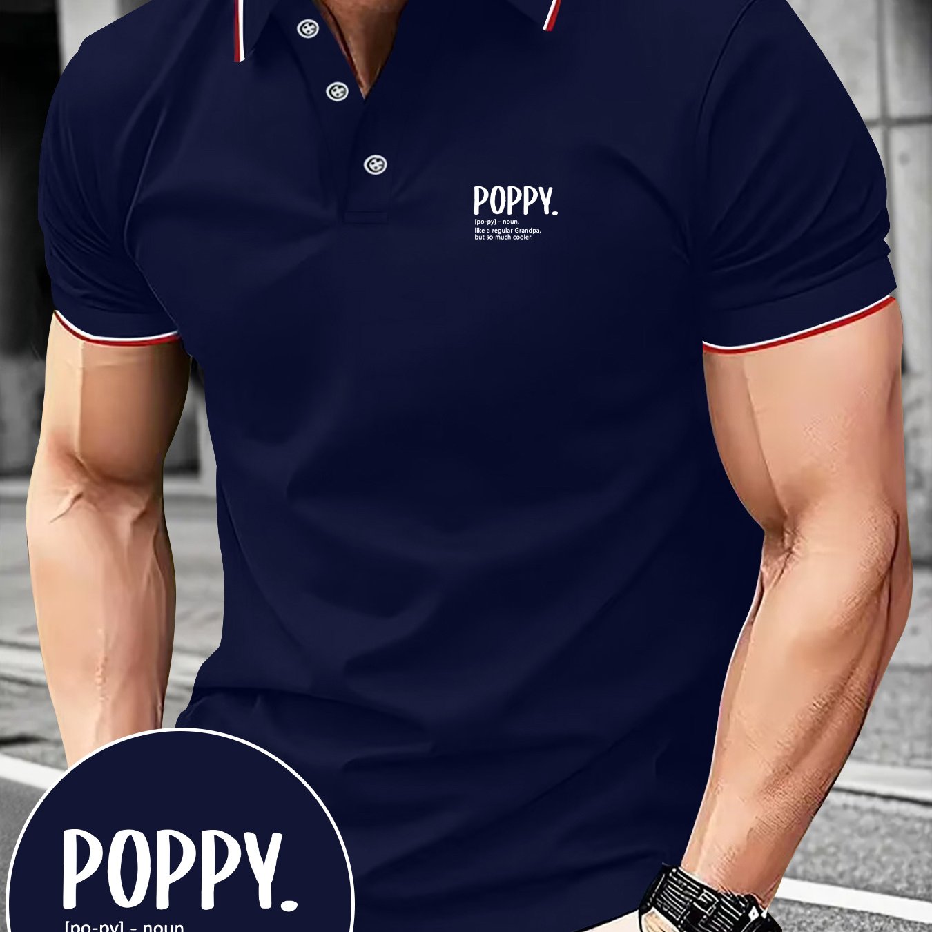TEMU Men's Stylish Shirt With Prints, Summer Sports And Casual