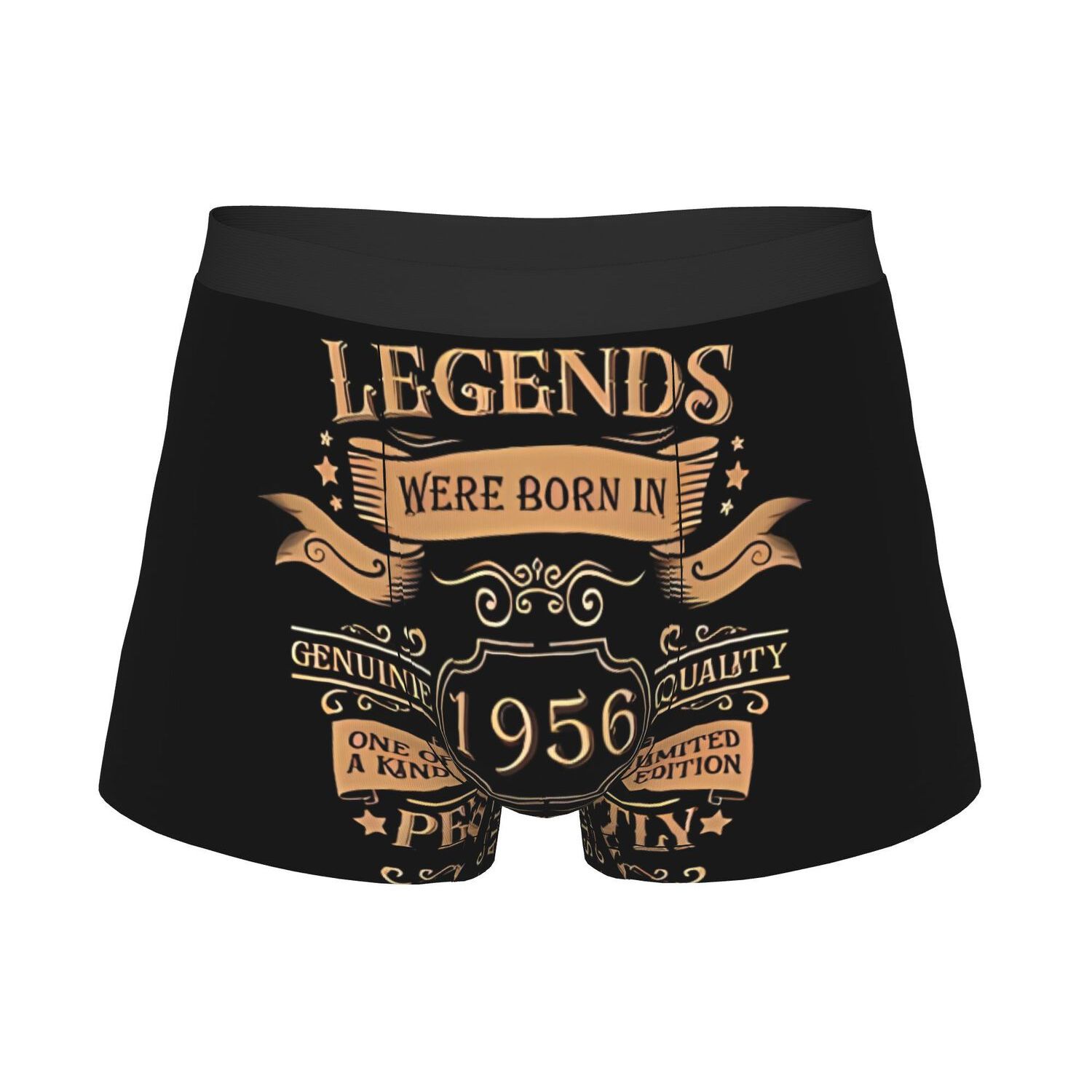 TEMU 1pc Born In 1956 Age Old 70th Birthday Underpants Breathable Panties Men Underwear Sexy Shorts Boxer Briefs