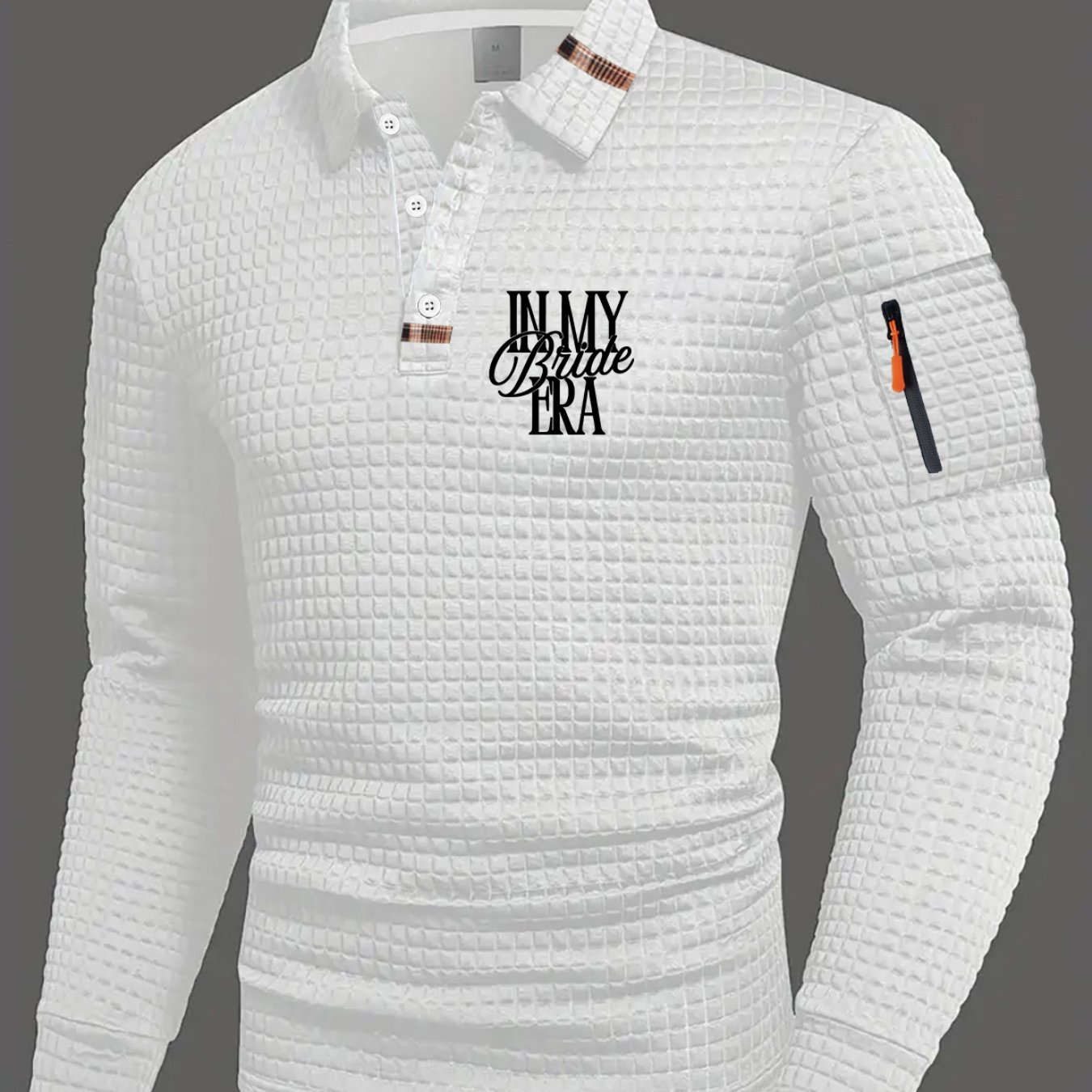 TEMU 1pc Fashion Shirt, Men's New Casual Outdoor Button Random Collar Top
