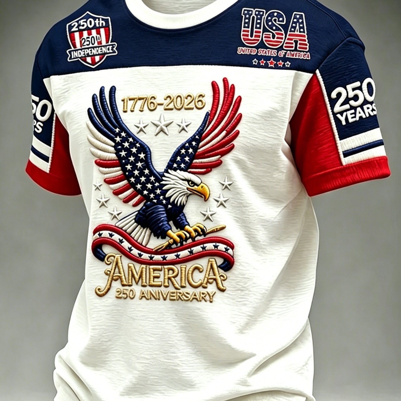 TEMU New Summer Men's Round-neck Short-sleeve T-shirt, , 3d Unique Print, Personalized And Trendy, Quick-dry And Breathable