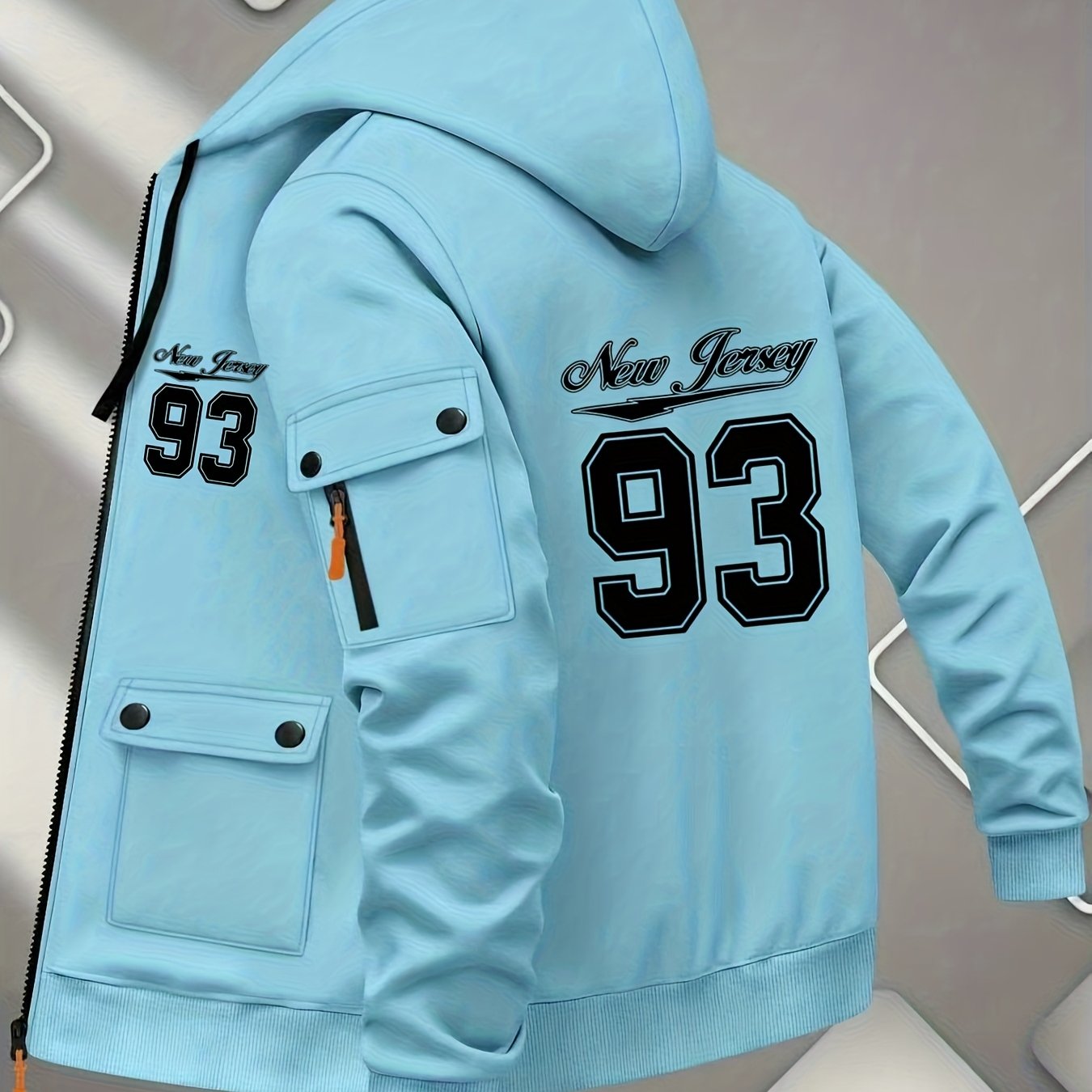 TEMU Dernière tendance 2025, sweat à capuche de fitness décontracté et tendance pour homme, style sportif d'extérieur, avec imprimé lettre, poche et