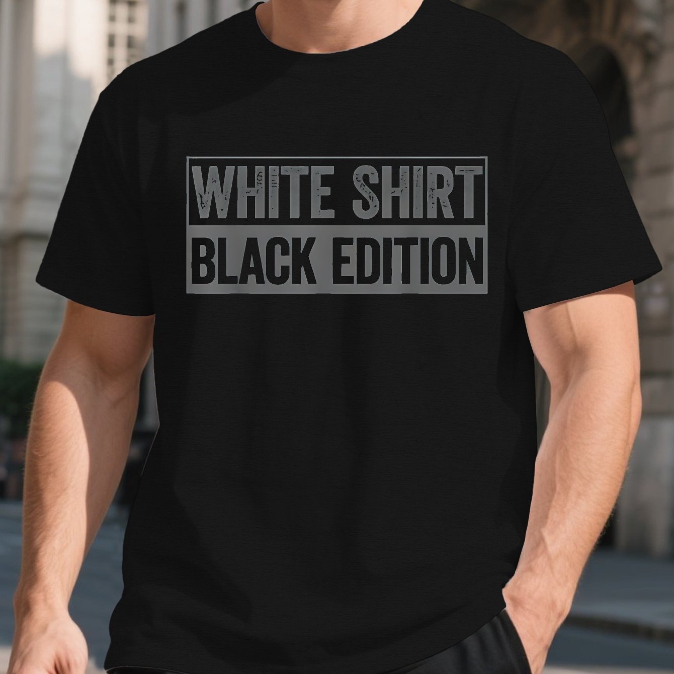 TEMU Fun Humorous Statement Men's Short Sleeve T-shirt Summer T-shirt Top