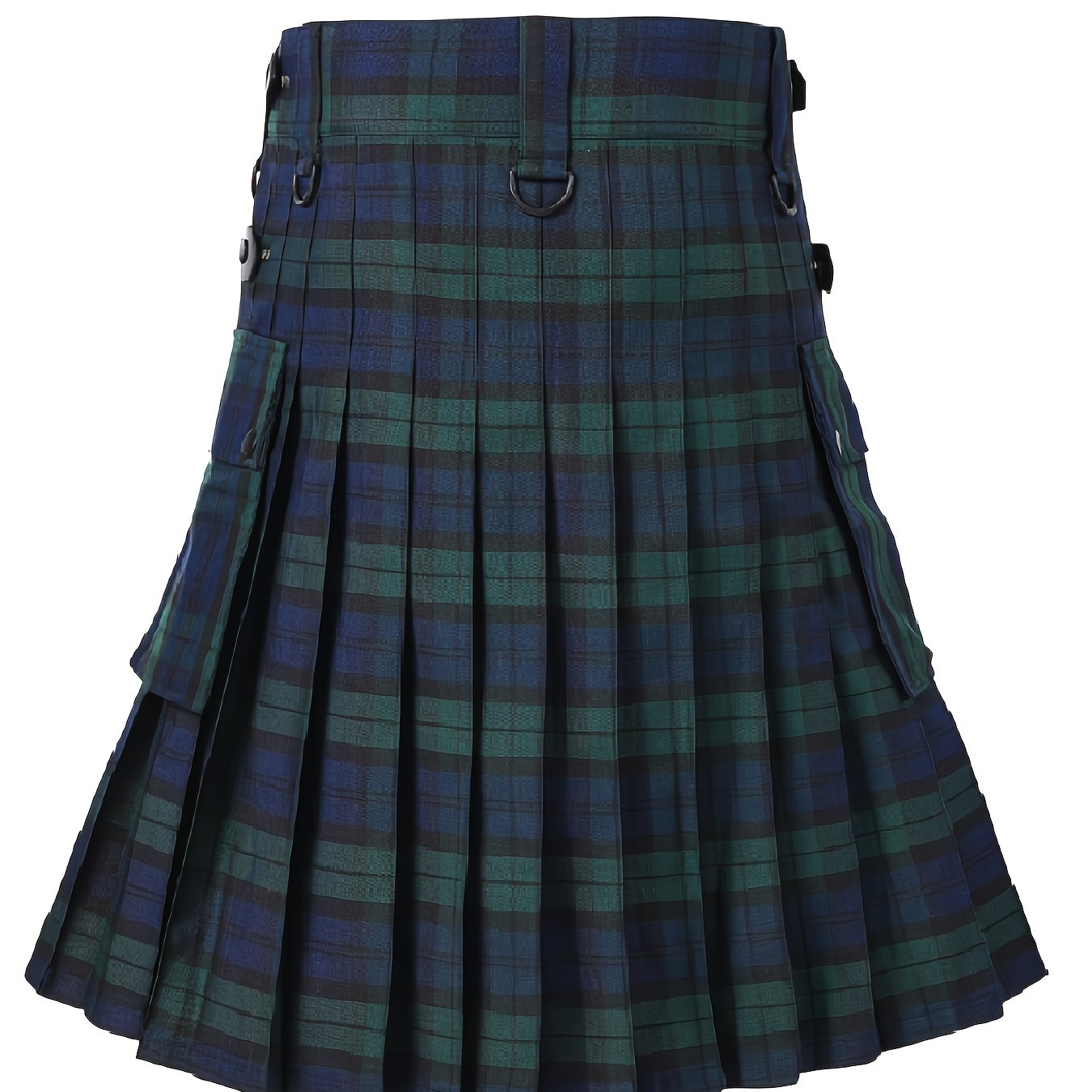 European And Size Men's Scottish Traditional Skirt For Spring, Summer, And Autumn / Pattern, Plus Size