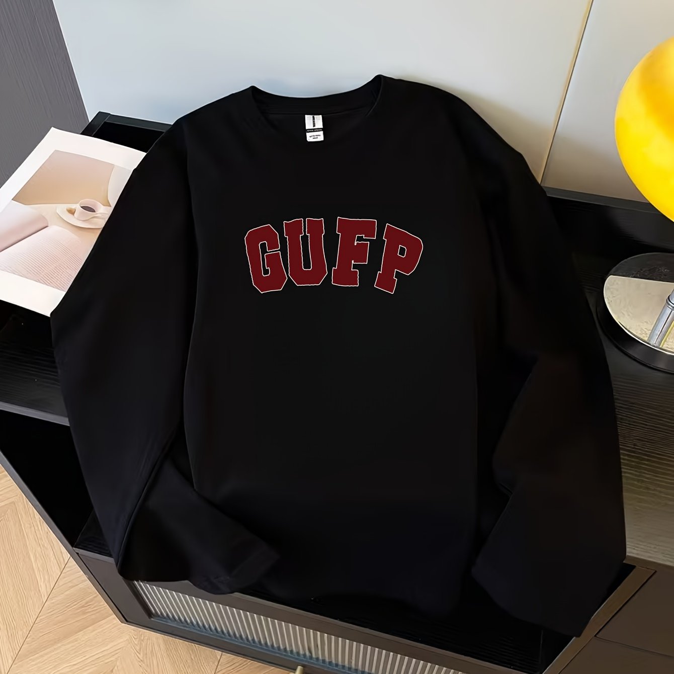 TEMU Regular Fit Long Sleeve T-shirt Men's/suitable For Spring Autumn Outer Wear Base Layer/round Neck Pullover/polyester Fabric/men's Shirt