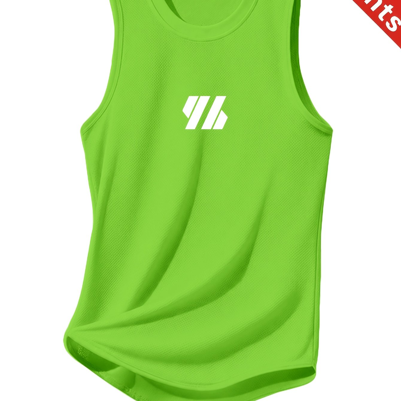TEMU Men's Casual Sports Sleeveless Tank Top, Lightweight Breathable Quick-drying Comfortable With Striped Pattern Print, Suitable For Fitness