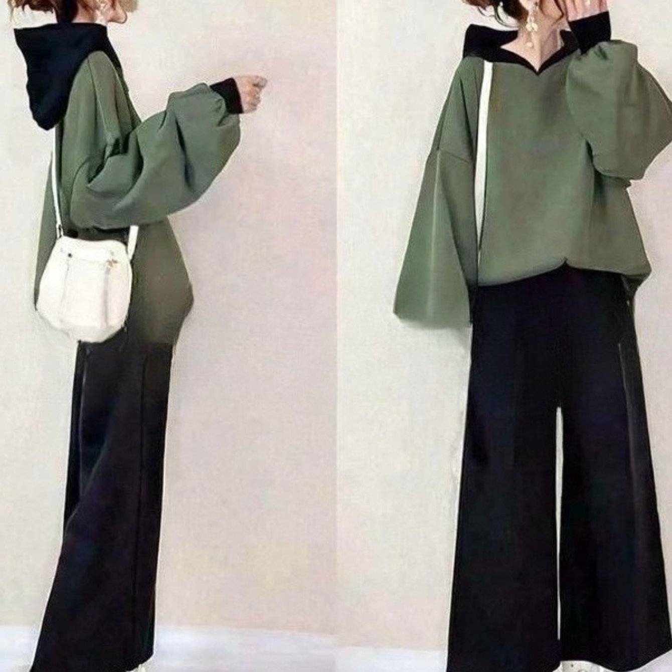 TEMU Women's Suits, Sweatshirts + Long Pants, Hooded Sweatshirts, Simple, Comfortable, Fashionable, Casual, Versatile, Artistic, Machine Washable,