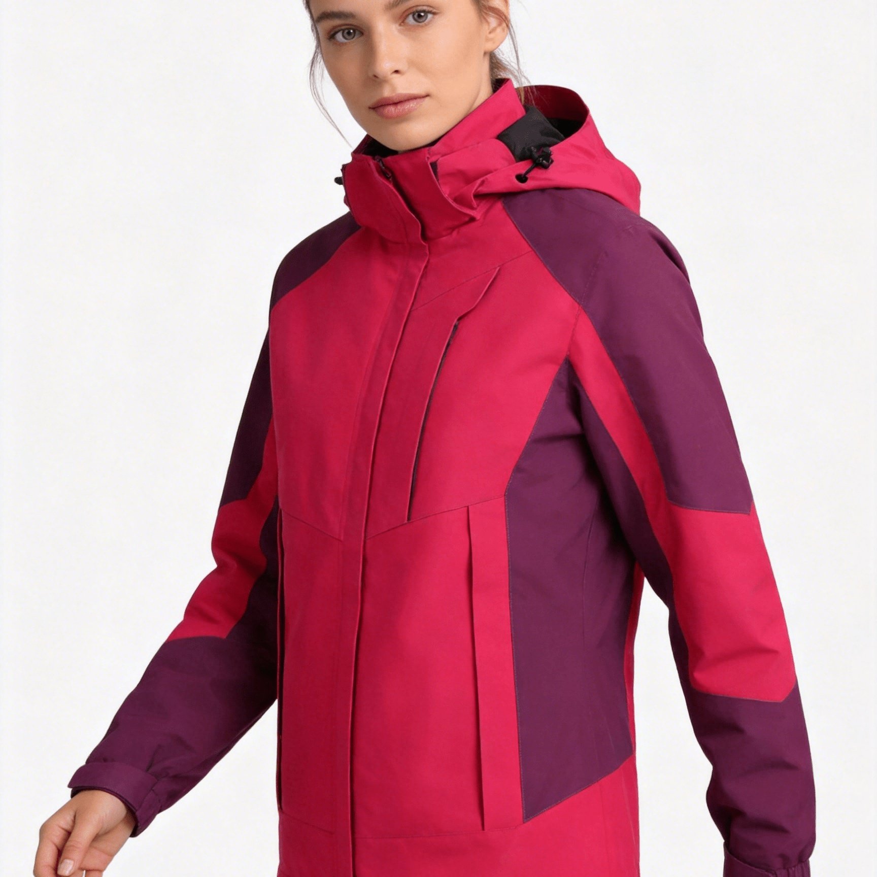Image of Women's Outdoor Windproof Jacket, Lightweight Hooded High Quality, Detachable Hood, Spring/autumn Outdoor, Suitable For Daily Or Outdoor Activities