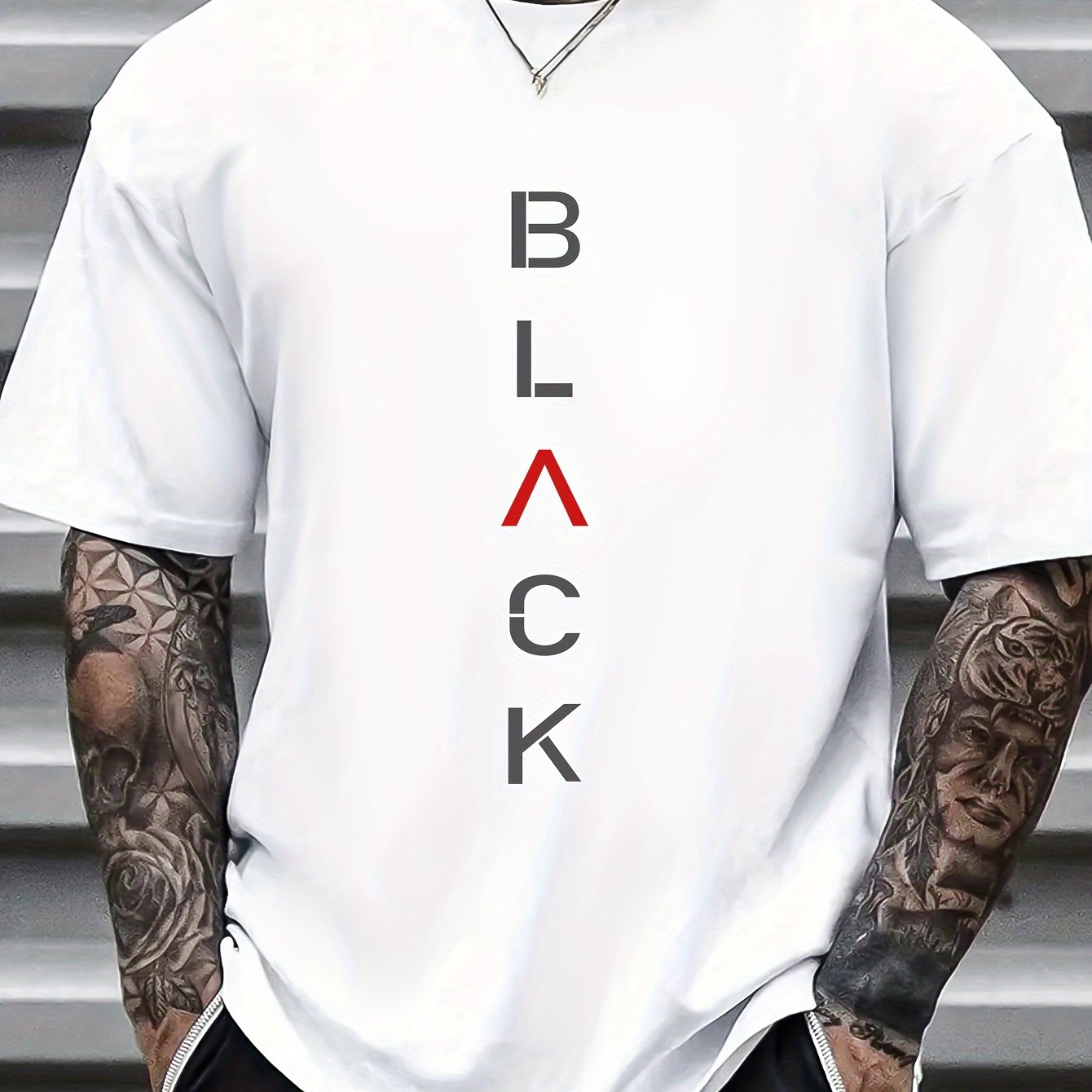 TEMU Camiseta de Manga Corta Estampada para Verano, Ropa Interior Versátil para Hombres, Capa Base de Manga Corta