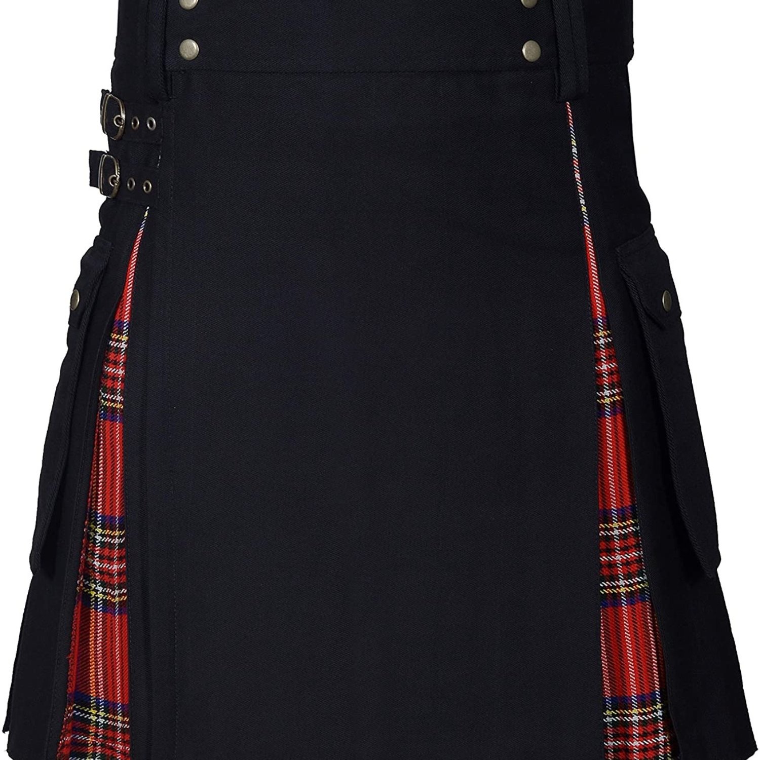 Image of Men's Short Skirt, Scottish Holiday Camouflage Pleated Skirt, Men's Oversized Fashion Cosplay Clothing, Valentine's Day And Christmas Date Wear, Romantic Nightwear Gift For Boyfriend