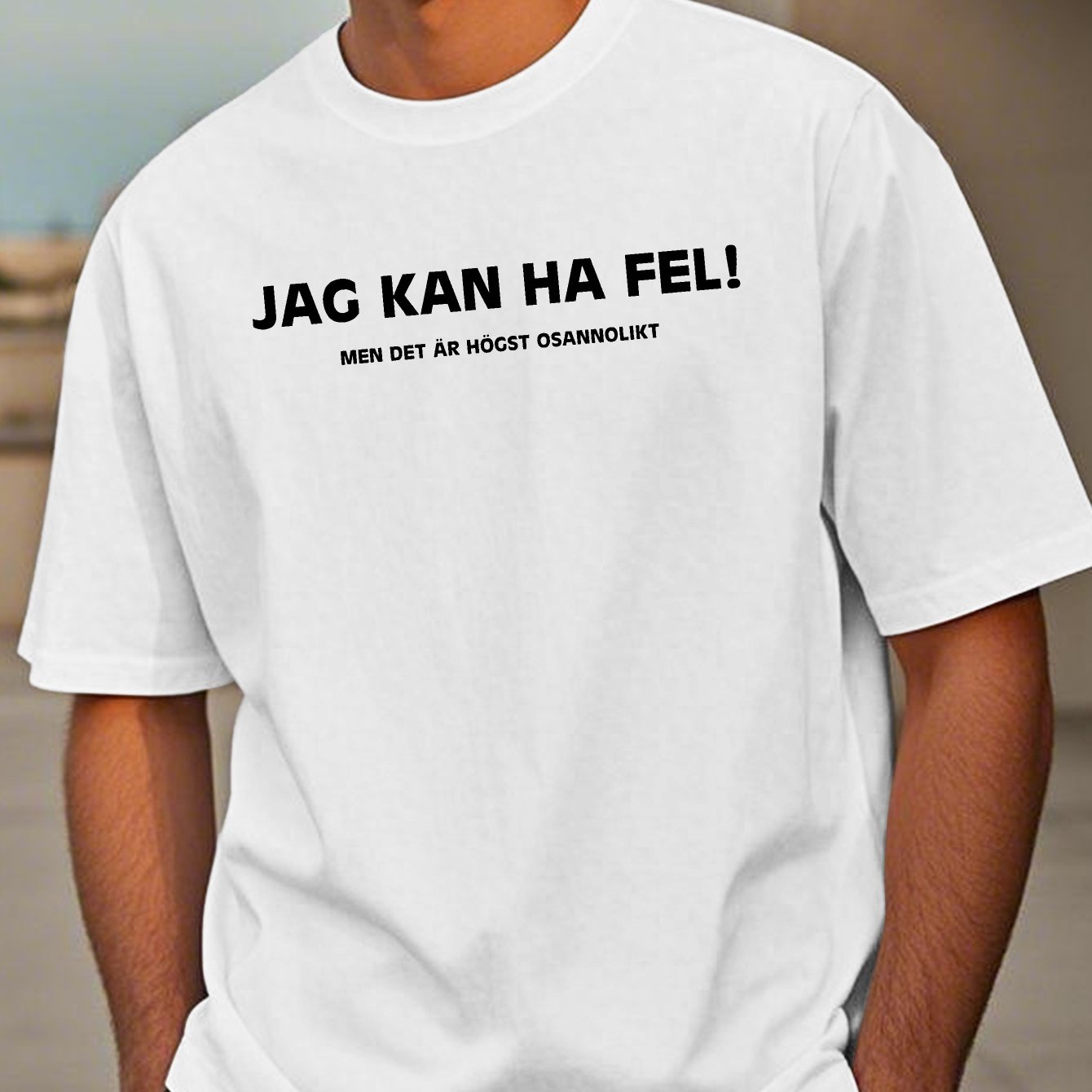TEMU Men's Short-sleeve Summer T-shirt From Sweden