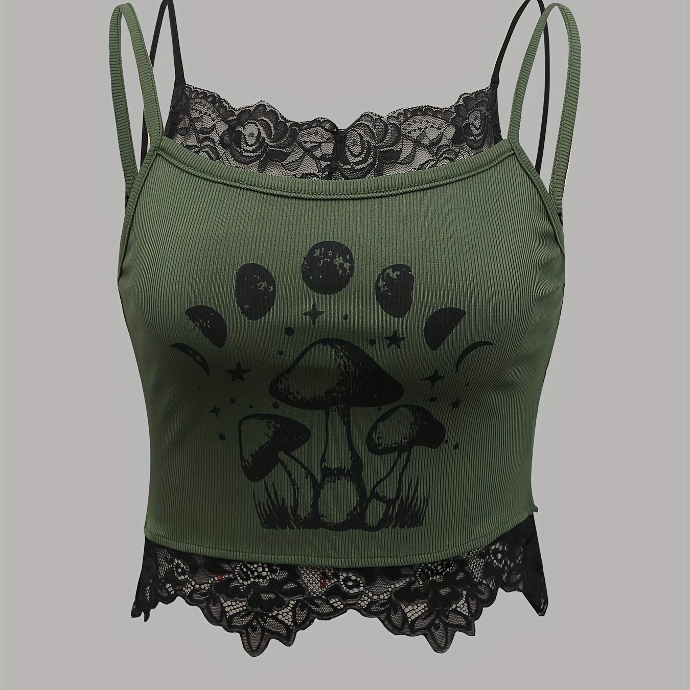 Lace-trimmed Sexy Camisole Top
