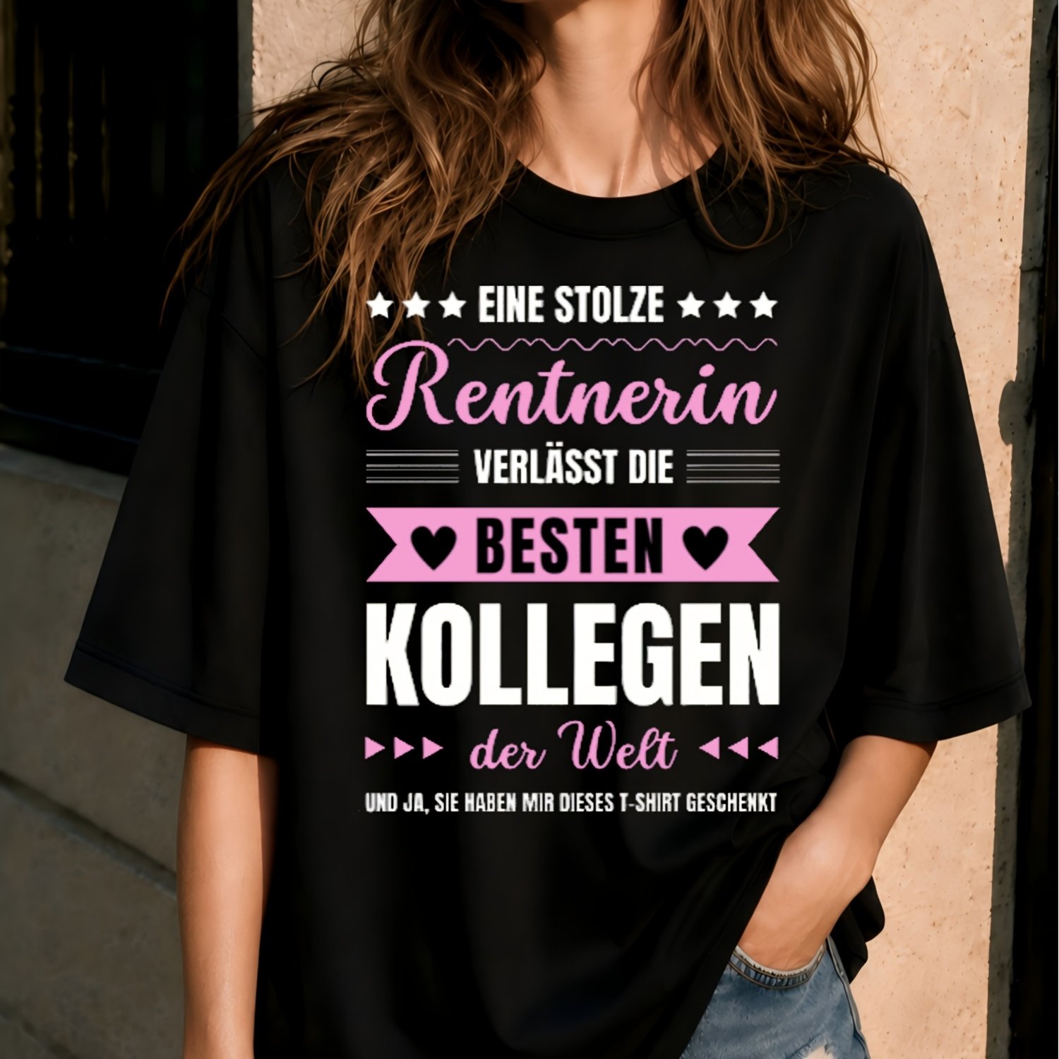 Image of Women's Retirement T-shirt - Pink Farewell Gift Suitable For Retiree Parties, Coworker Memory, Casual Fit For Farewell Events & Retirement (machine Washable)