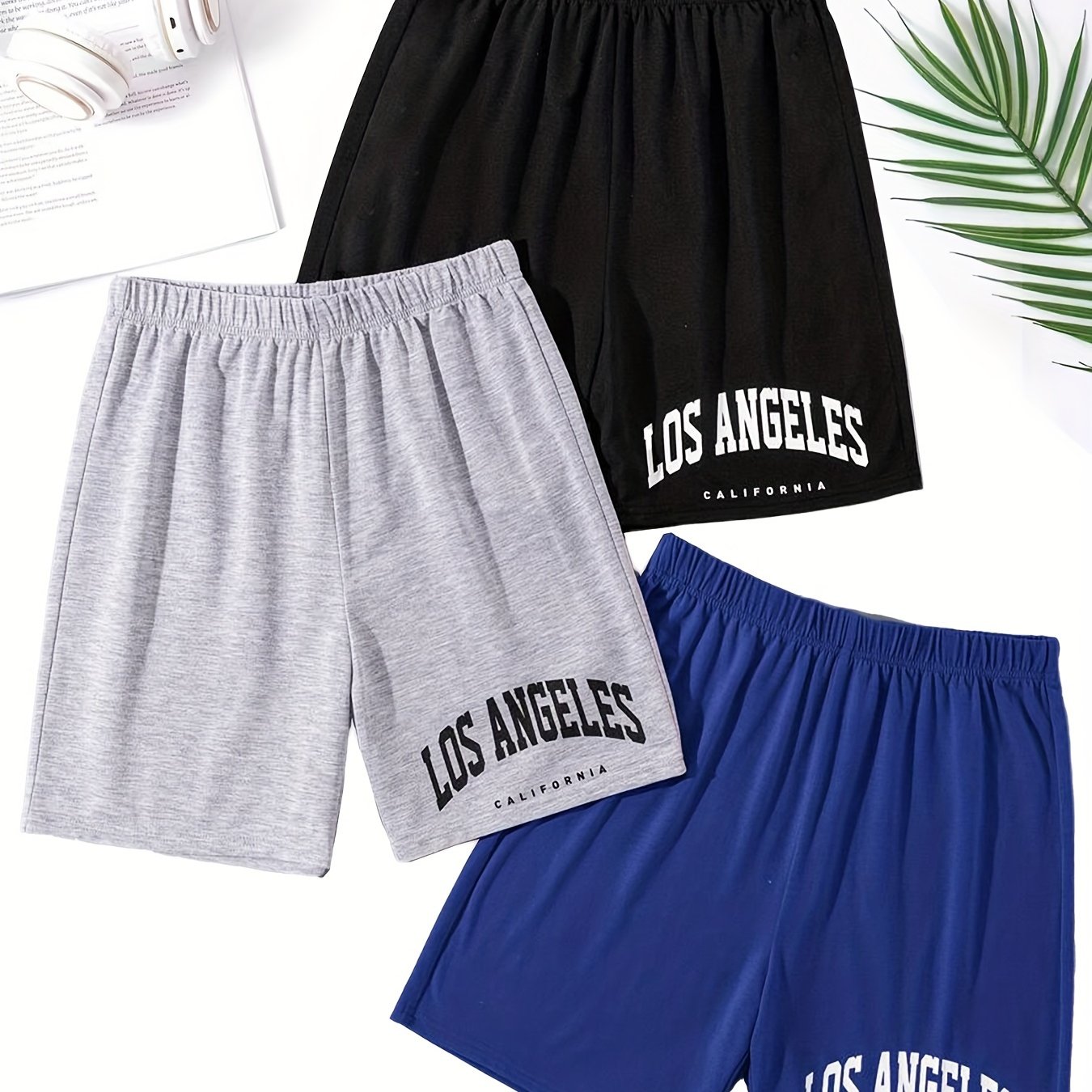 TEMU Men's Shorts 3pcs Set