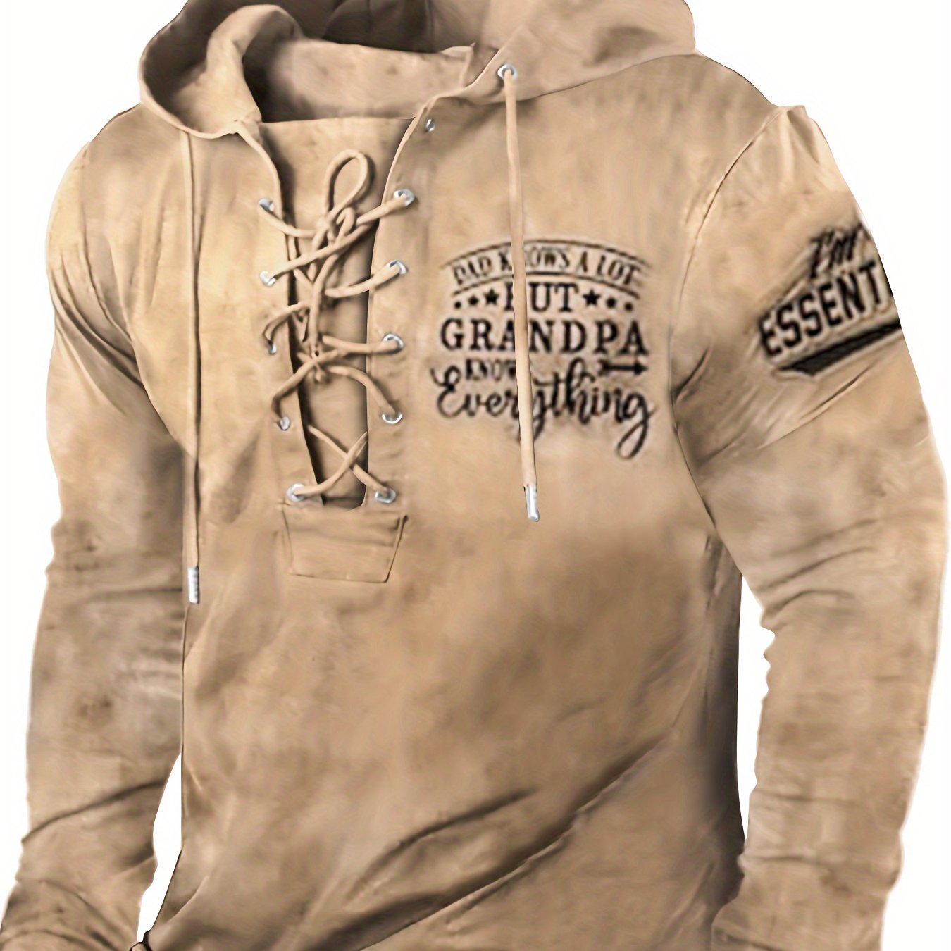 Men's Autumn And Winter Long Sleeve 3d Print Hooded Sweatshirt