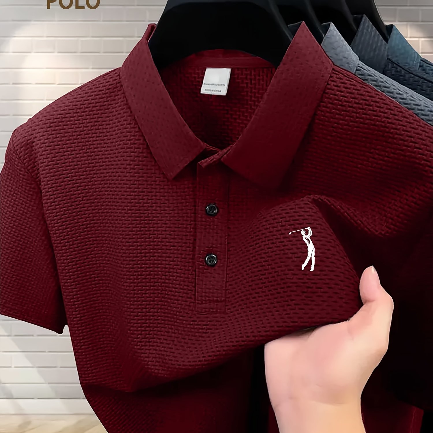 TEMU Large Size Clothing - Large Size Men's Shirt, Pleated Indentation , Button Lapel Short-sleeved Shirt, Y And Summer Daily, Fashionable And Casual