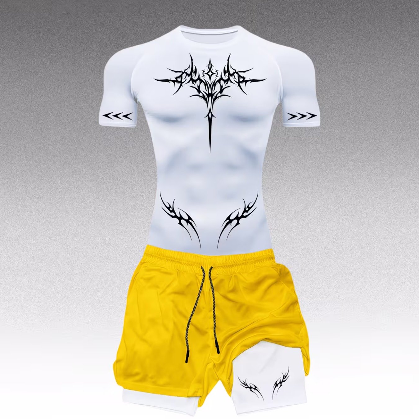 TEMU Training Quick-drying Double-layer Shorts   Shapewear! Light And Breathable Without Pressure, Moisture-wicking And Quick-drying Technology