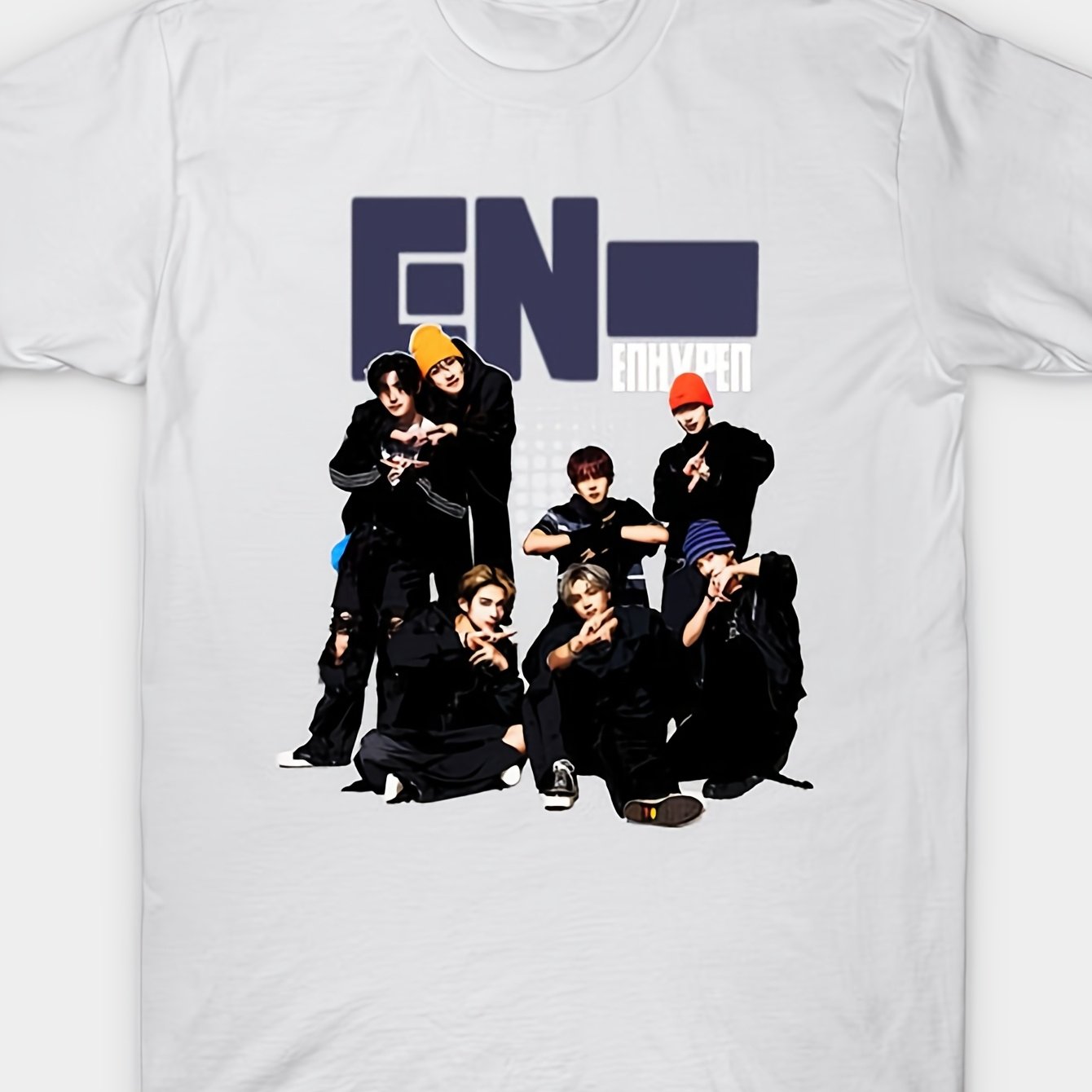 Image of Trendy Oversized En Enh- T-shirt Premium Cotton Vivid Print Tee 13 Funny Men's T-shirts Funny Shirt Printed T-shirt Funny Gift Graphic Tee