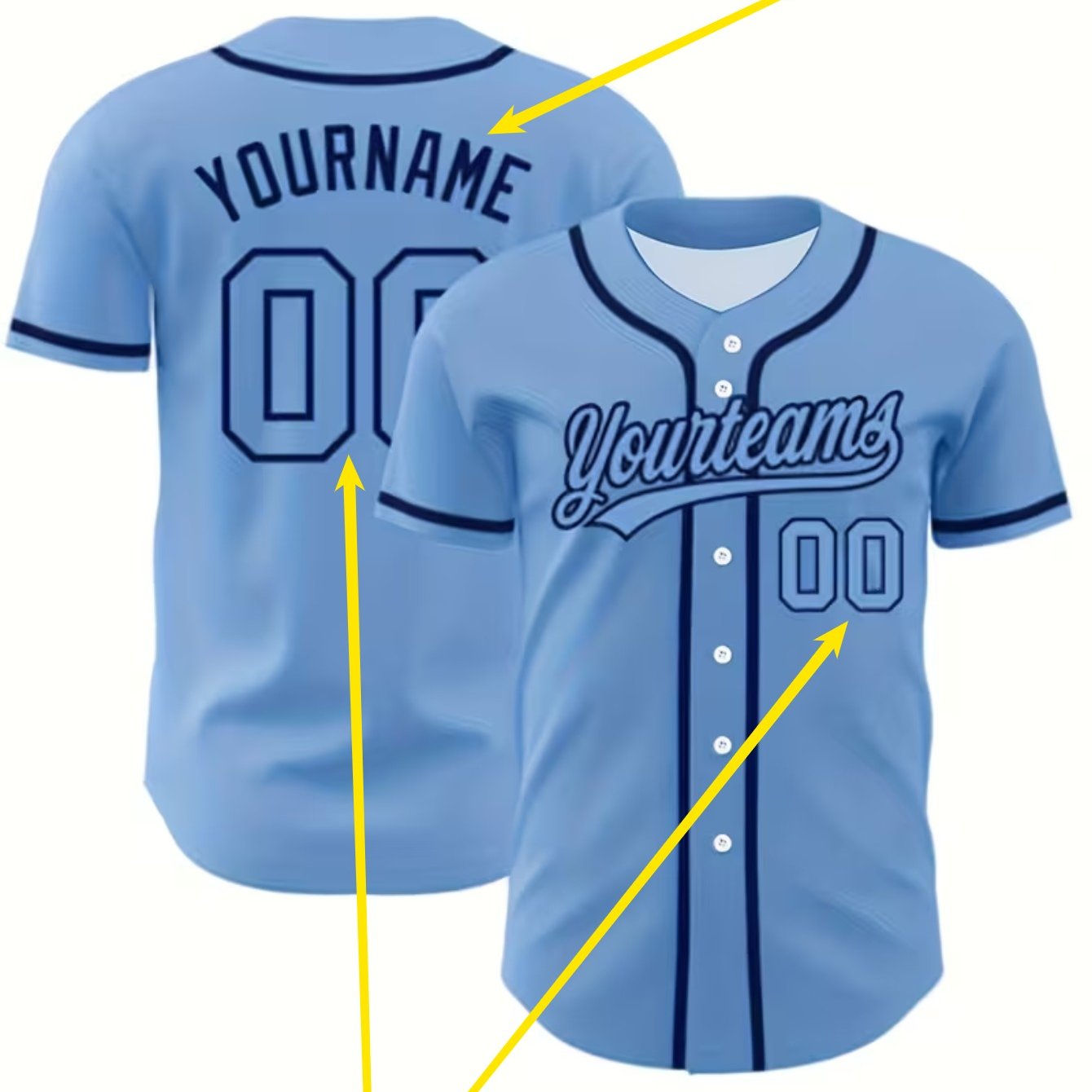 TEMU Men's Custom Baseball Jersey, Custom Name And Number, Custom Baseball Shirt V-neck Button Design, Breathable Comfortable , Wear, Fan Gathering