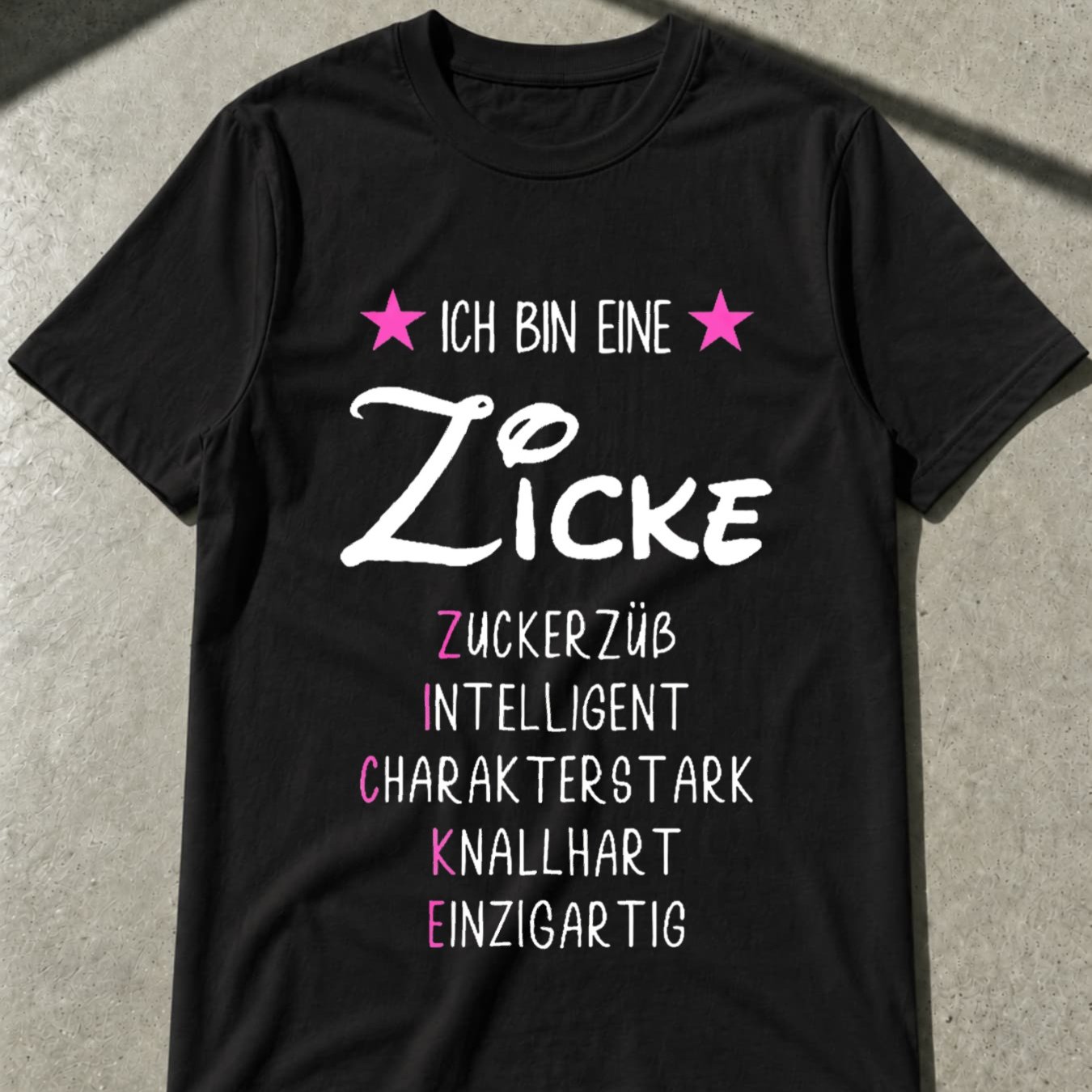 Image of Zicke Sugar Sweet Intelligent Strong Tough Men's T-shirt Unisex Tee