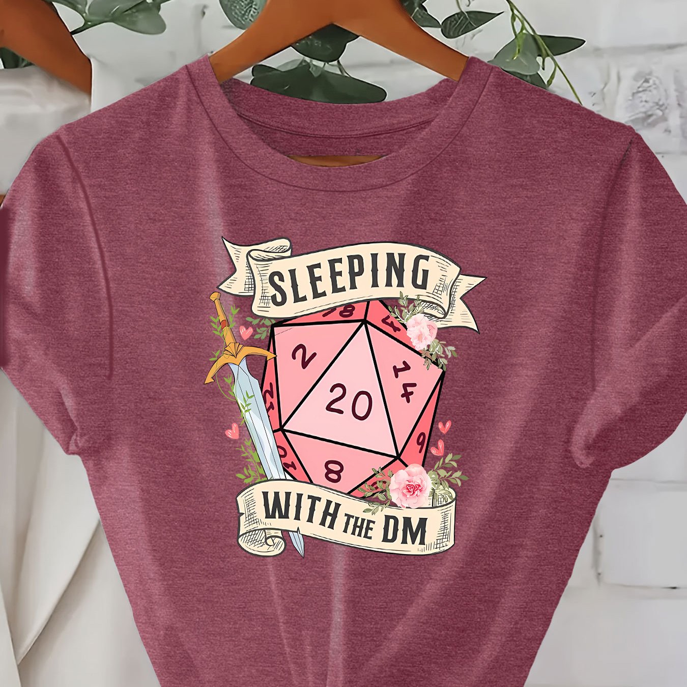TEMU A Comfortable T-shirt For Women, Perfect For Casual Wear And Summer, Featuring Classic Prints. An For Travel, Vacations, Festivals, Gatherings,
