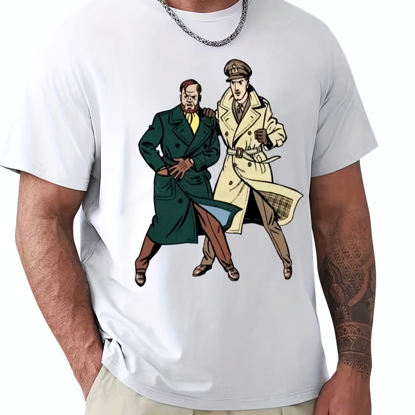Men' & Mortimer Retro Comic T-shirt - Iconic Yellow 'm' Cover Print Crew Neck Tee, Humorous Suitable For Casual Wear,…: retailer-supplied image