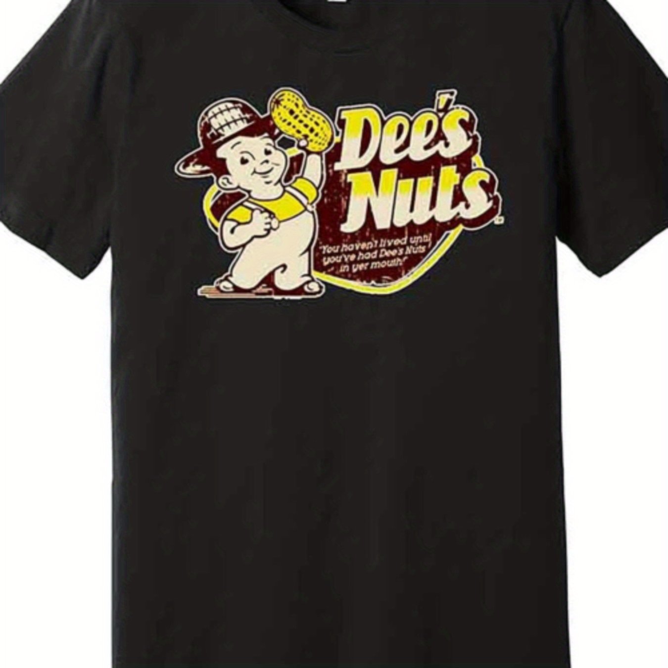 TEMU Nuts Premium T-shirt 231073 Funny Men’s Short Sleeve Graphic T-shirt Collection