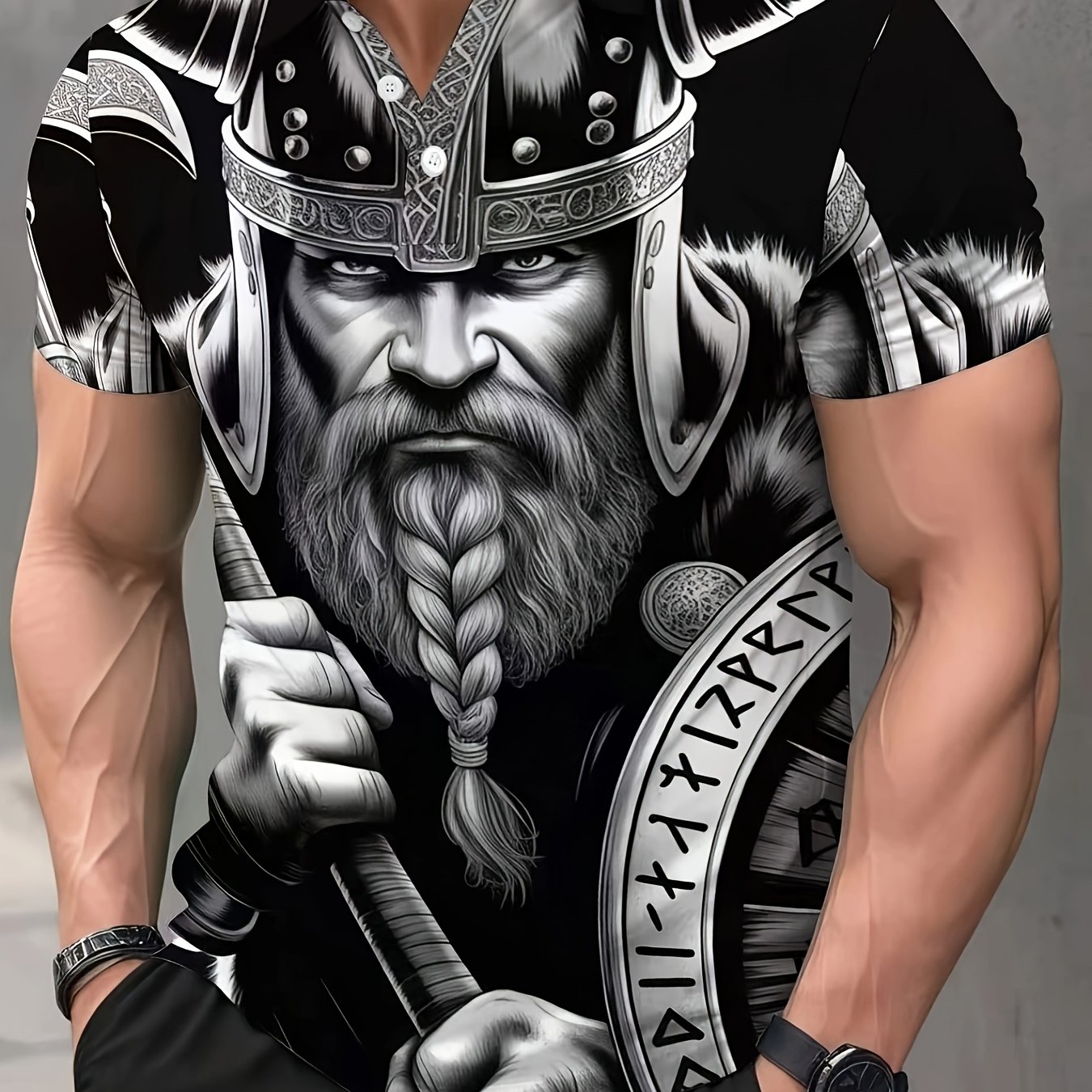 TEMU Men's Summer Golf Printed Short Sleeve Fashion , [print Design â Not Texture] Design, Mixed Colors, Multiple Sizes , Casual Daily Wear, Stylish